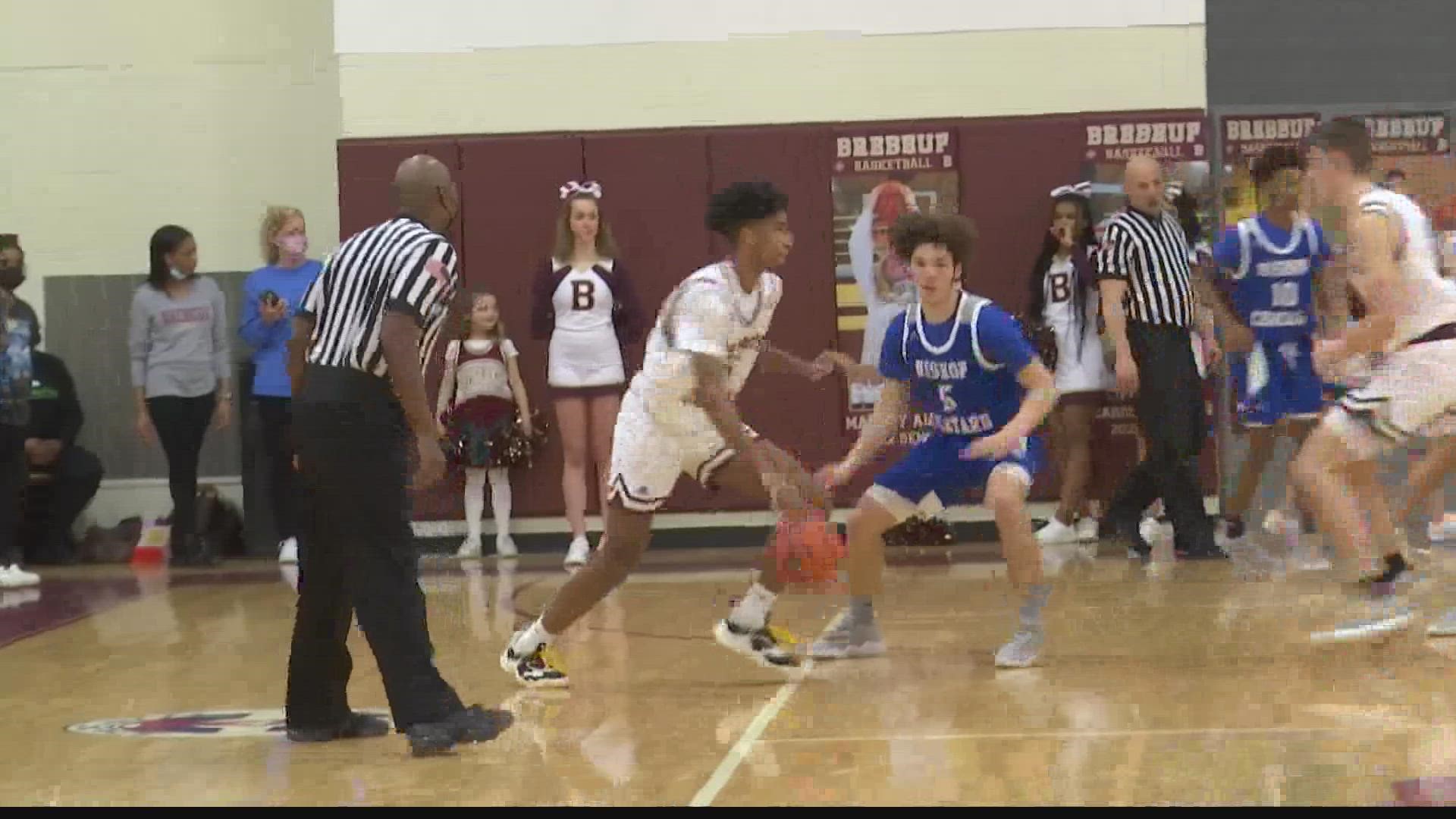 Brebeuf got a big win over a conference rival Friday on Operation Basketball.
