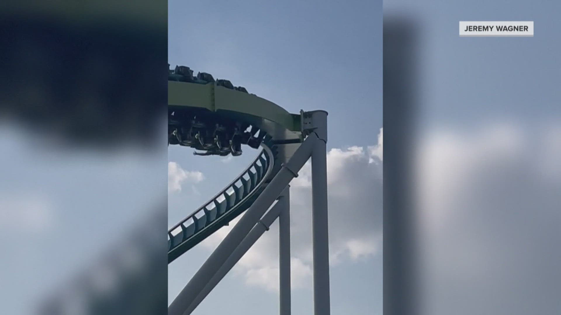 Investigation underway after huge crack in roller coaster beam goes ...