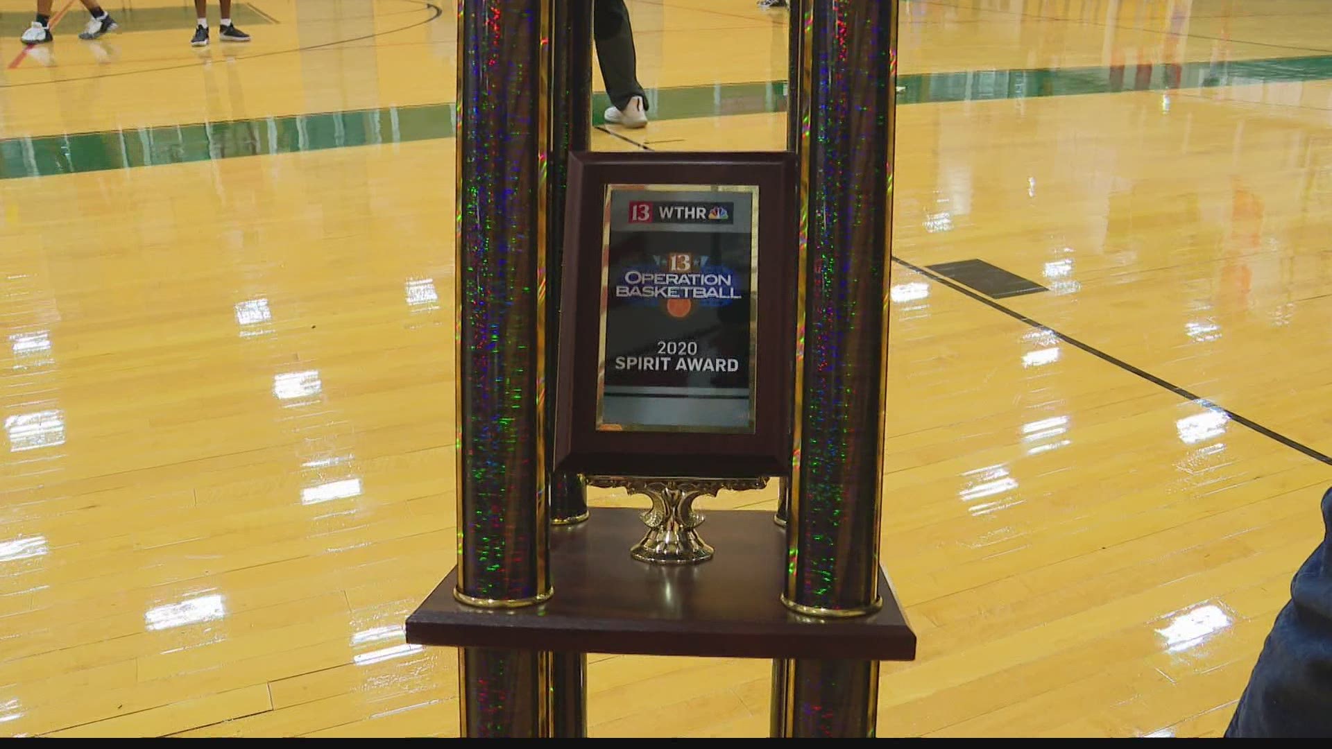 Dave Calabro is back with the Spirit Award for another season of Operation Basketball.