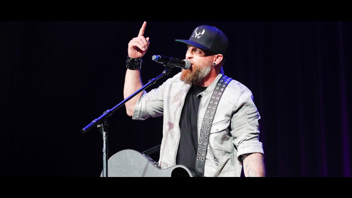 Brantley Gilbert playing at Ruoff Home Mortgage Music Center in