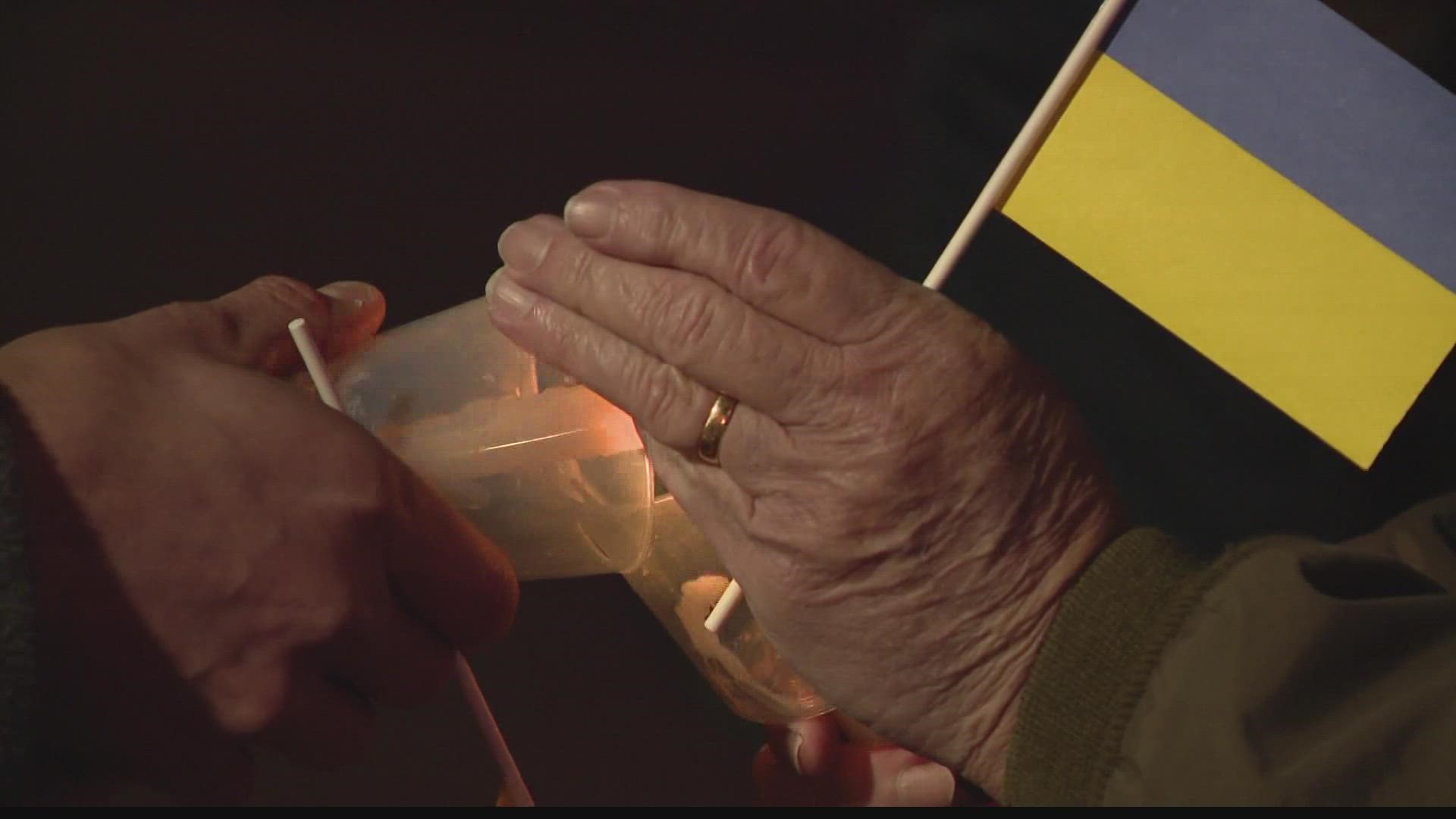 Mooresville residents said they couldn't remain silent about conditions in Ukraine.