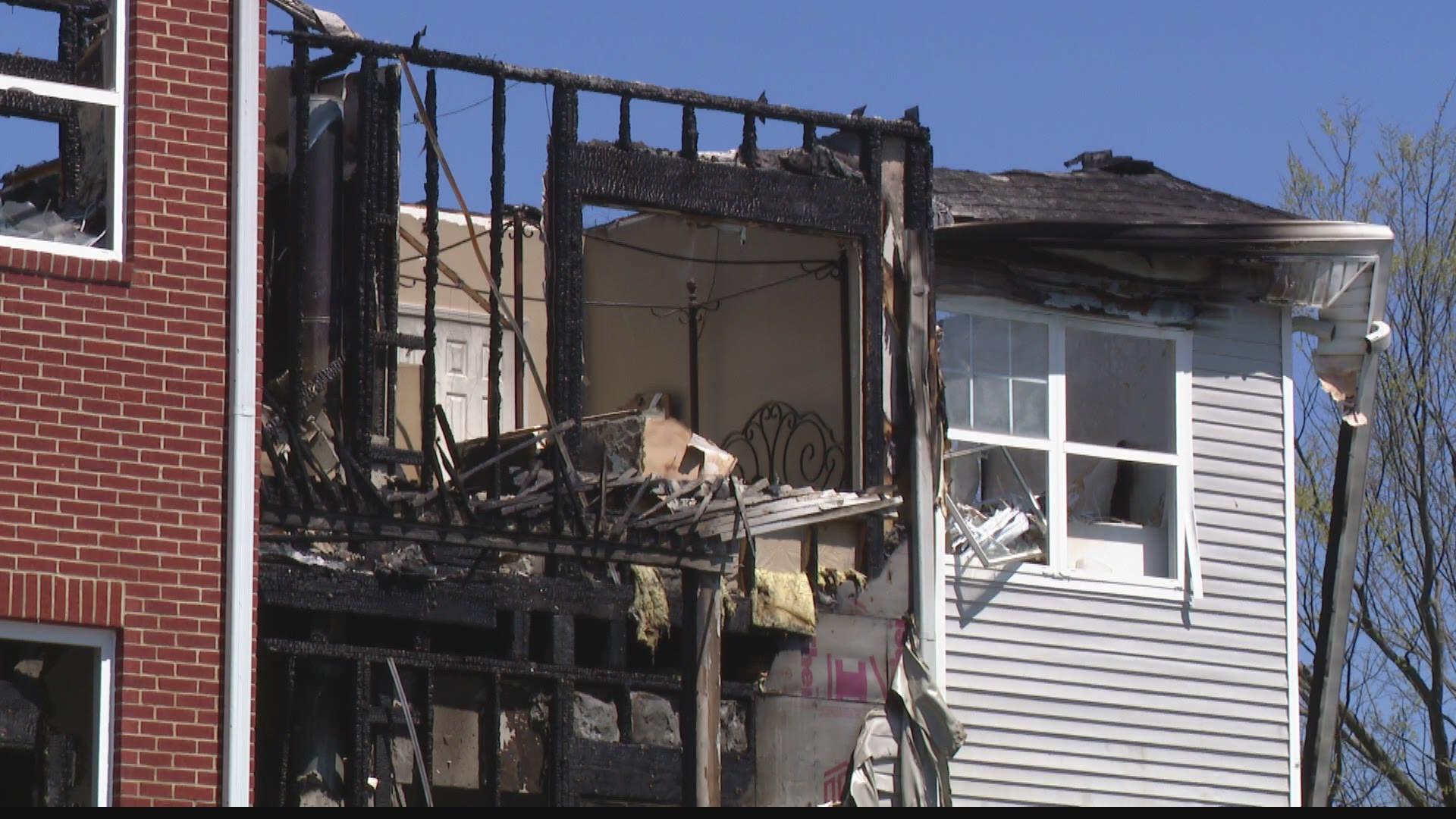 59 residents are getting assistance from the Red Cross after the devastating blaze.