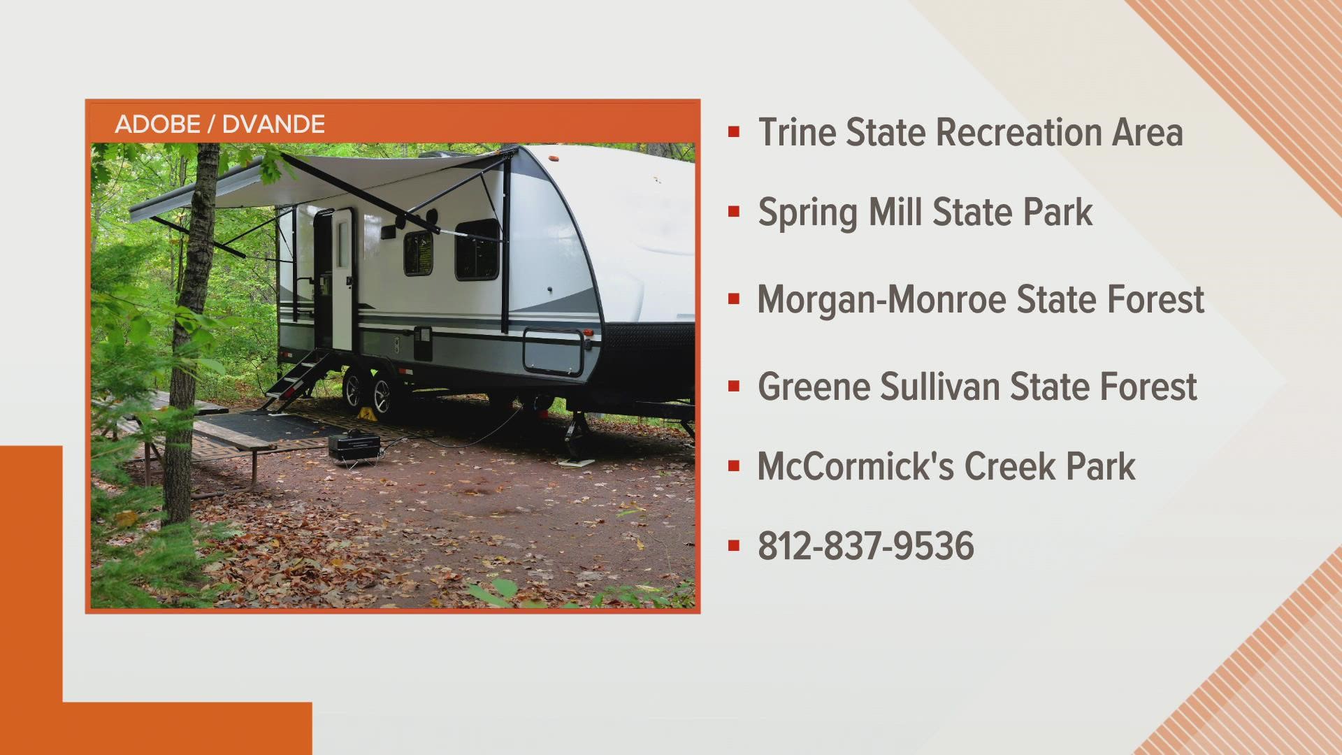 Investigators said the scam involved campsite reservations at several Indiana State Parks.