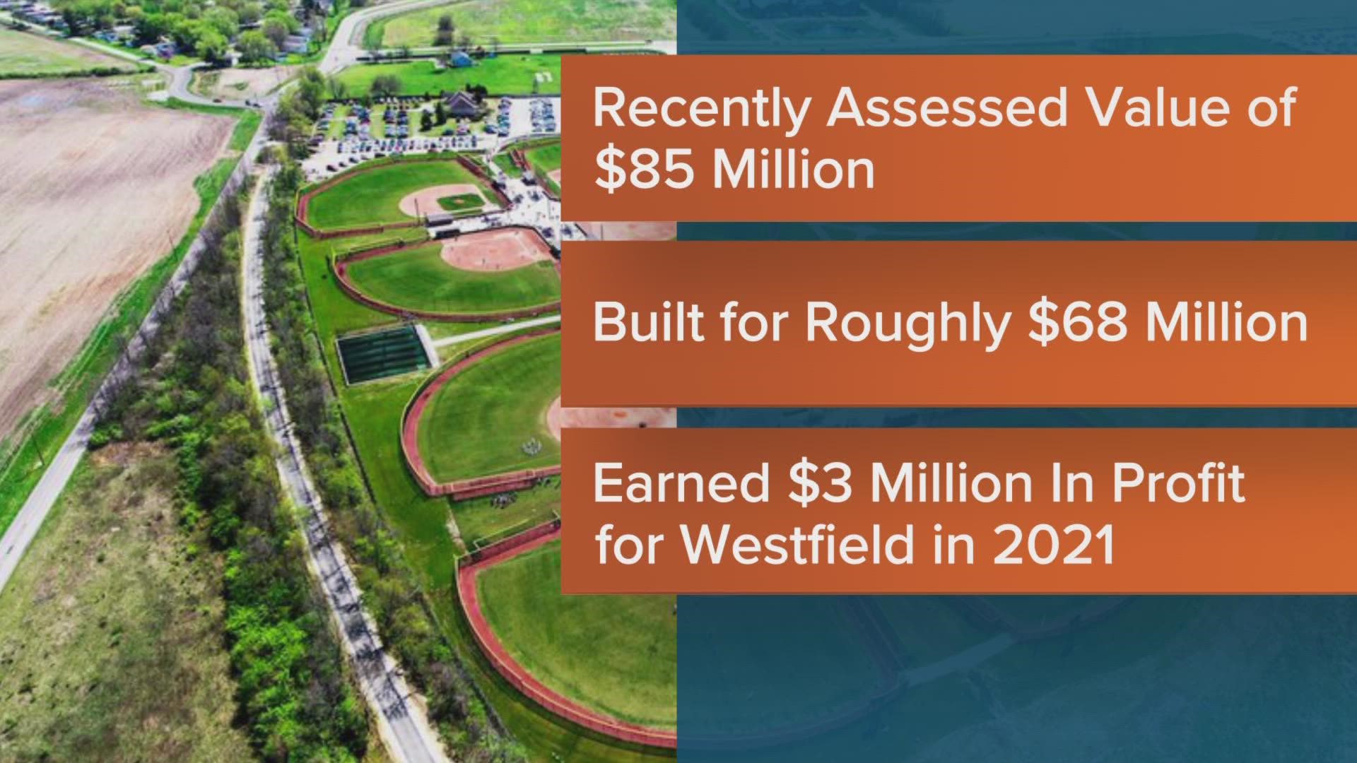 A week ago, Westfield released appraisals putting the value of the park at $85 million.