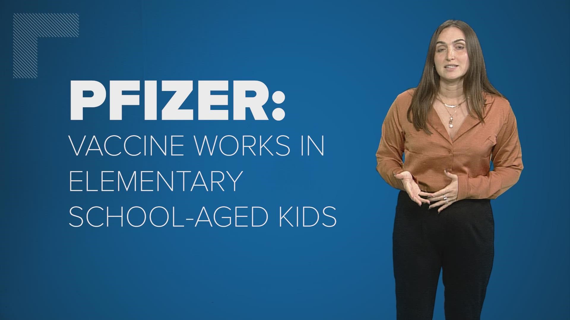 Pfizer said it hopes its vaccine for children under 12 will be ready by Halloween.