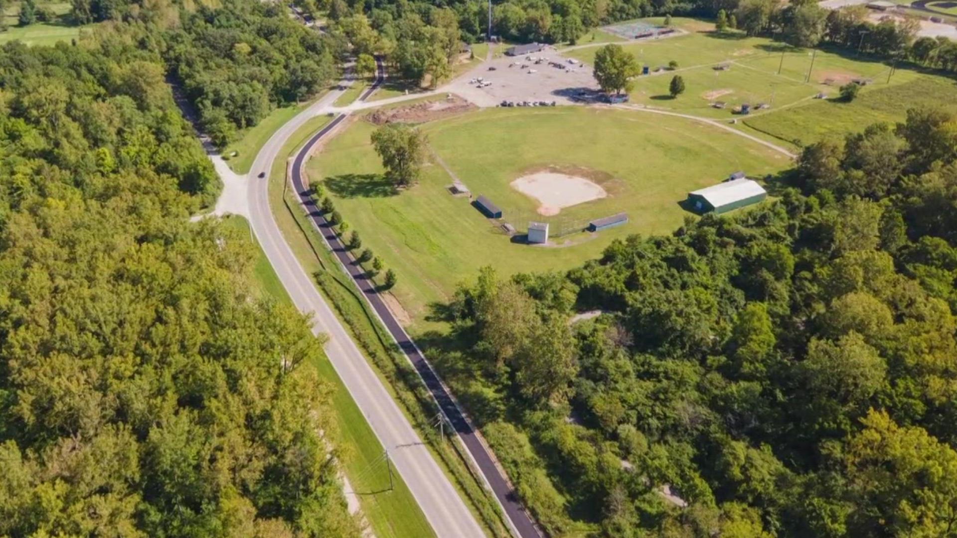 The city says the project will improve the connection between Fort Harrison State Park, Lee Road Park, Forest Glen Elementary, Ivy Tech, and local businesses.