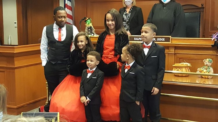 Ohio man adopts 5 siblings as foster children