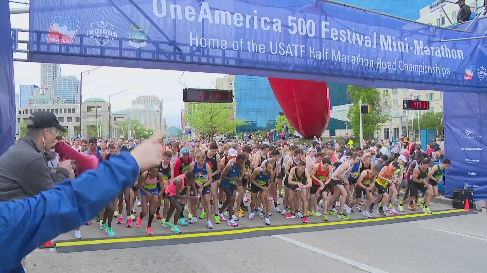 The Greatest Spectacle in Running is getting national attention. It was named the nation's best half-marathon by USA Today.