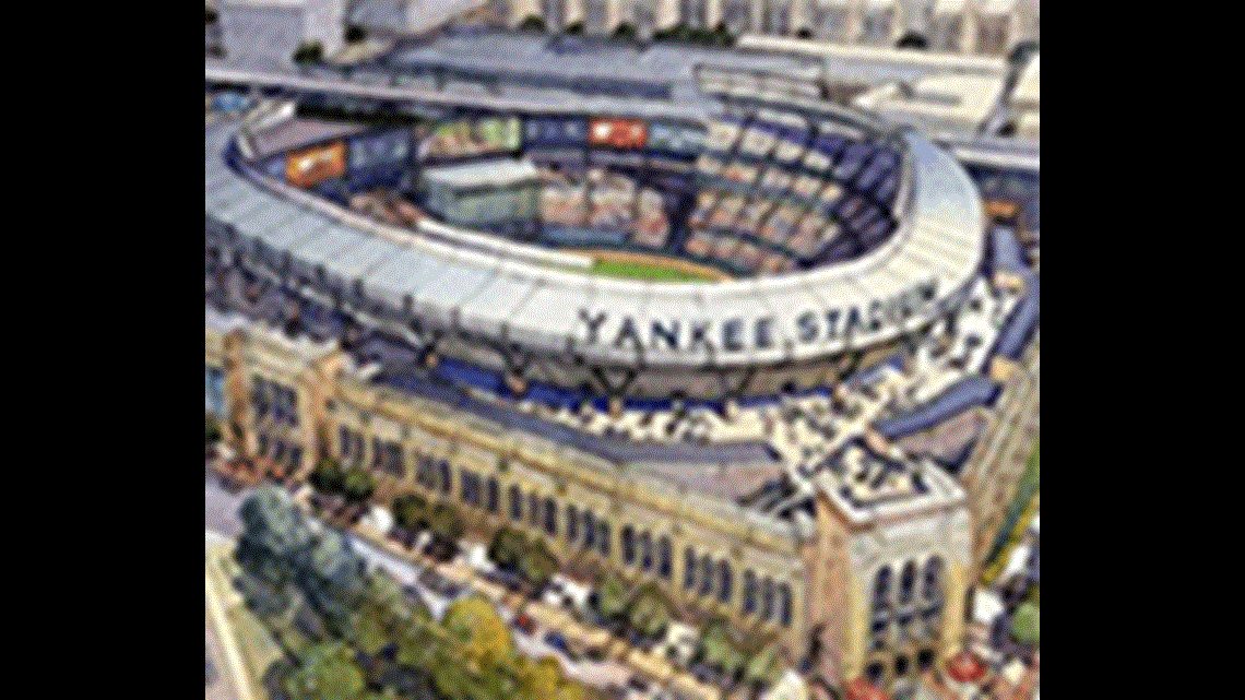 Download Exciting game night at the iconic Yankee Stadium