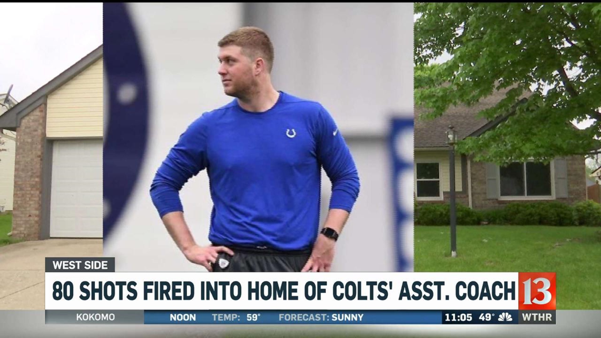 80 Shots Fired into Home of Colts' Asst. Coach