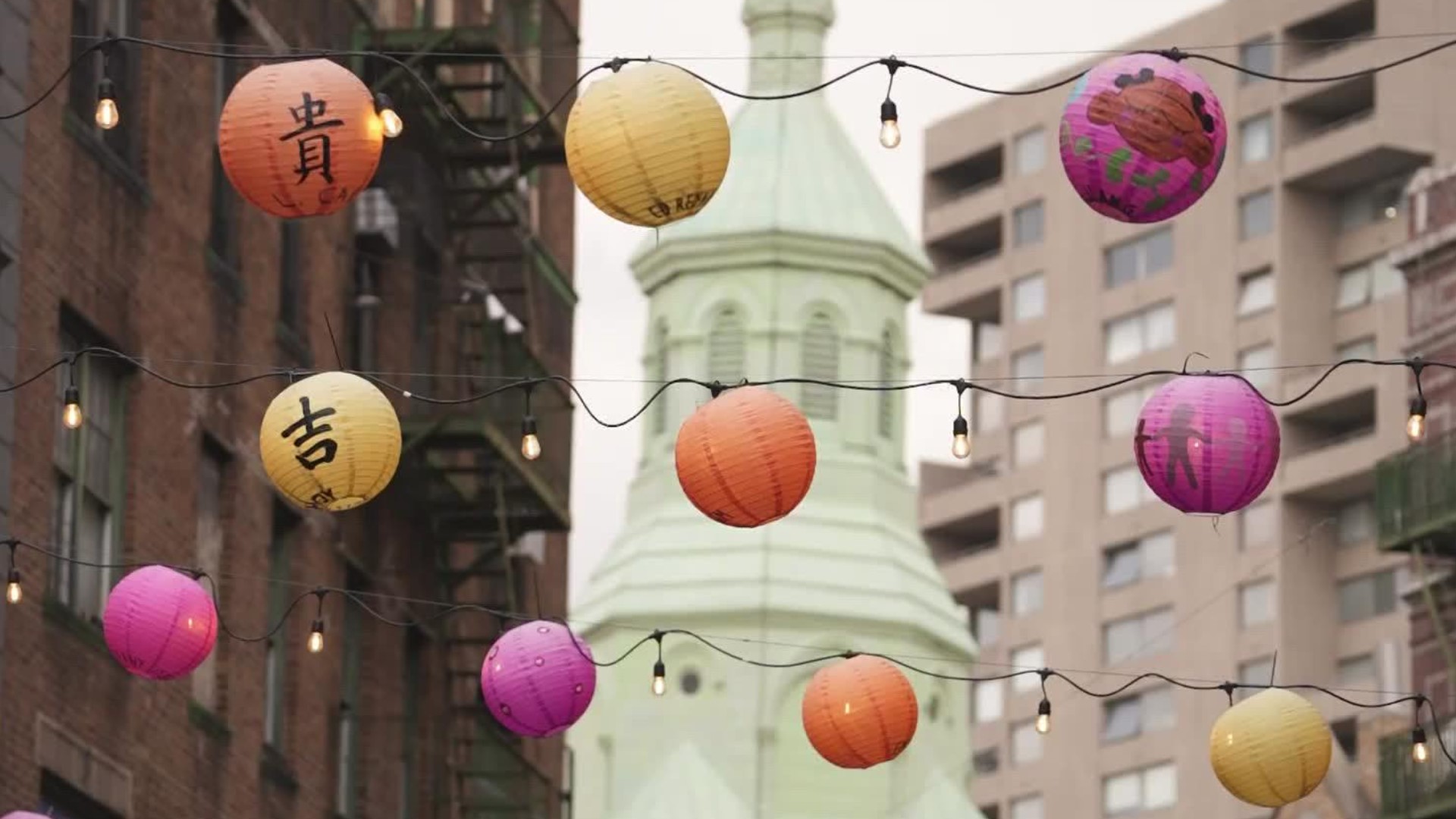 Colorful lanterns fill New York's Chinatown and have been a major attraction for tourists.