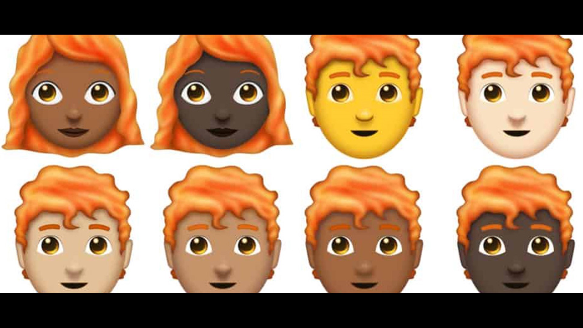 Redhead emojis set to release this week