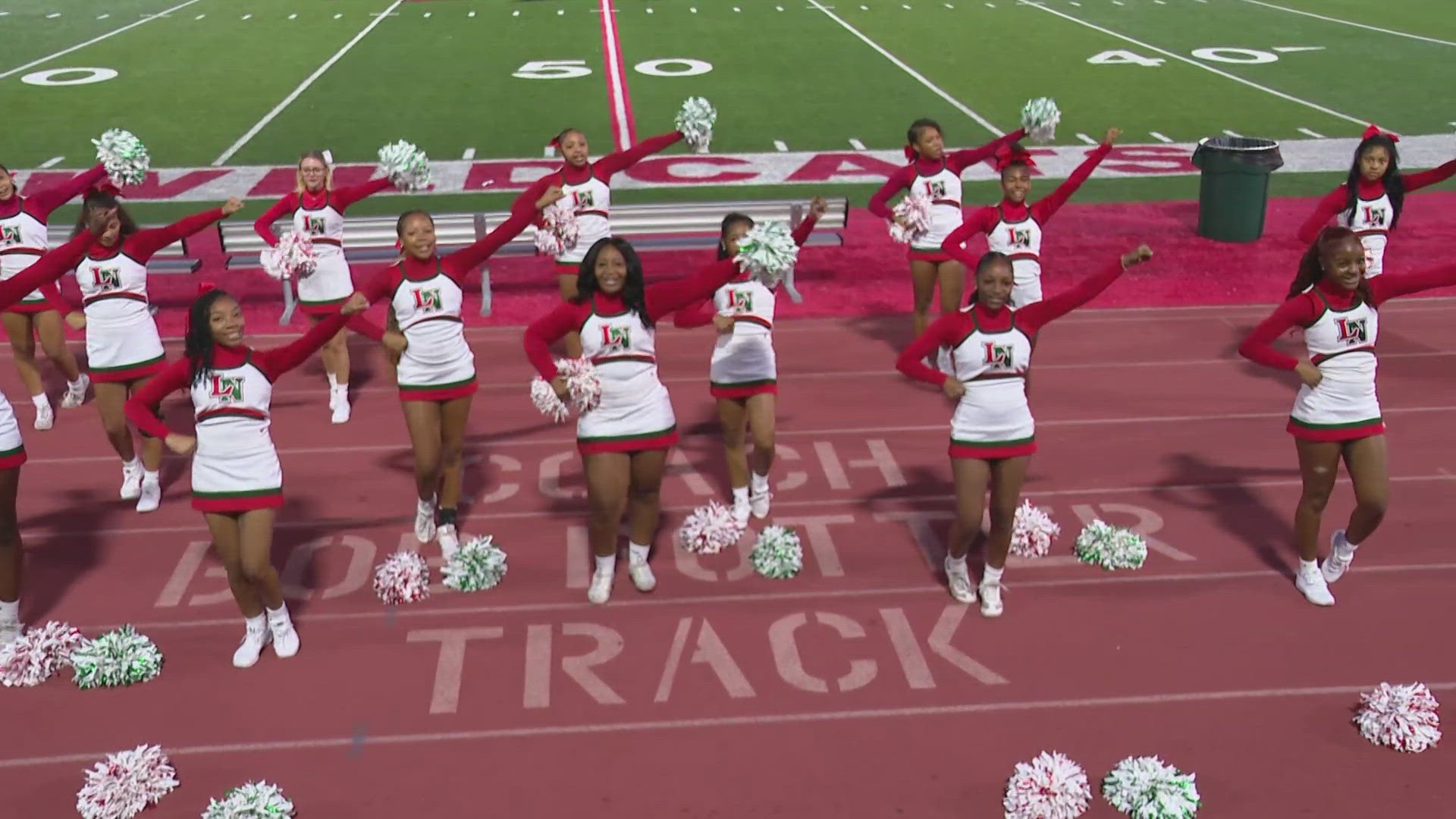 Check out the Lawrence North High School cheer squad perform as the Operation Football Cheerleaders of the Week!