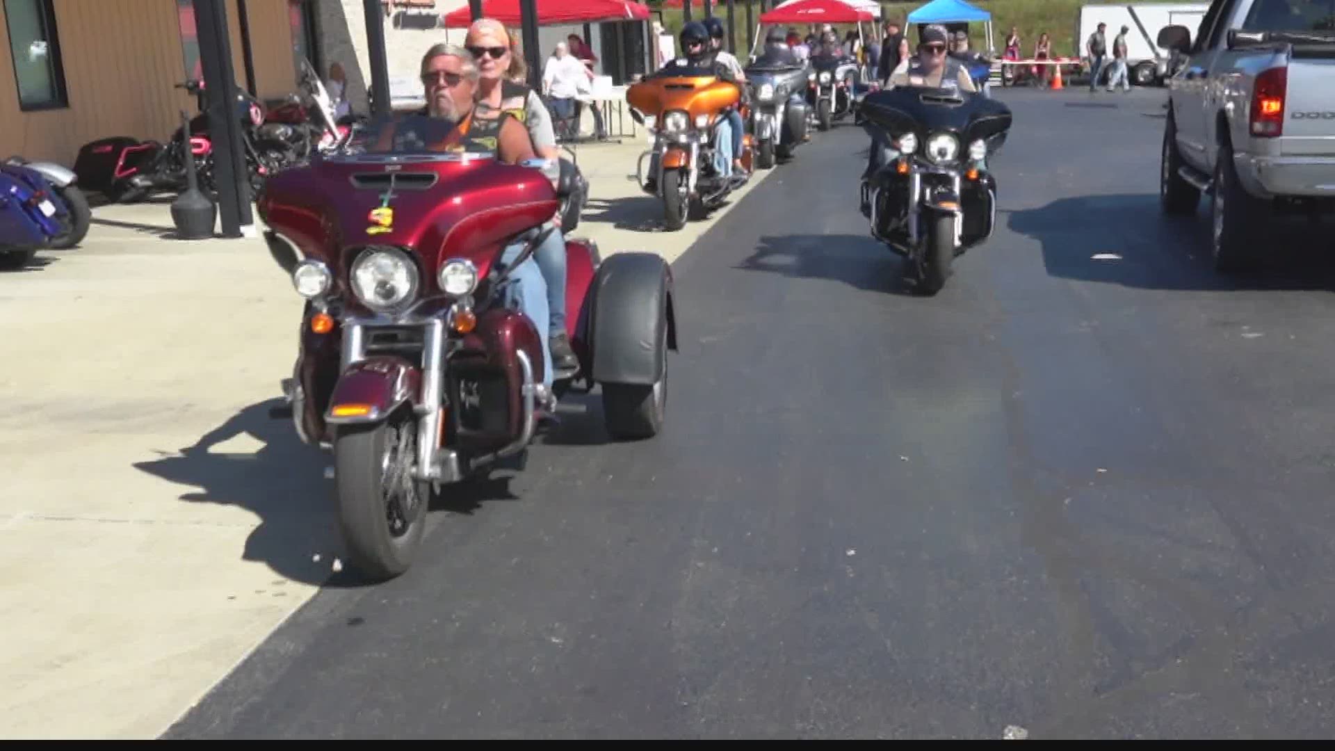 Hundreds of bikers came together Saturday to ride and show support for Veterans.
