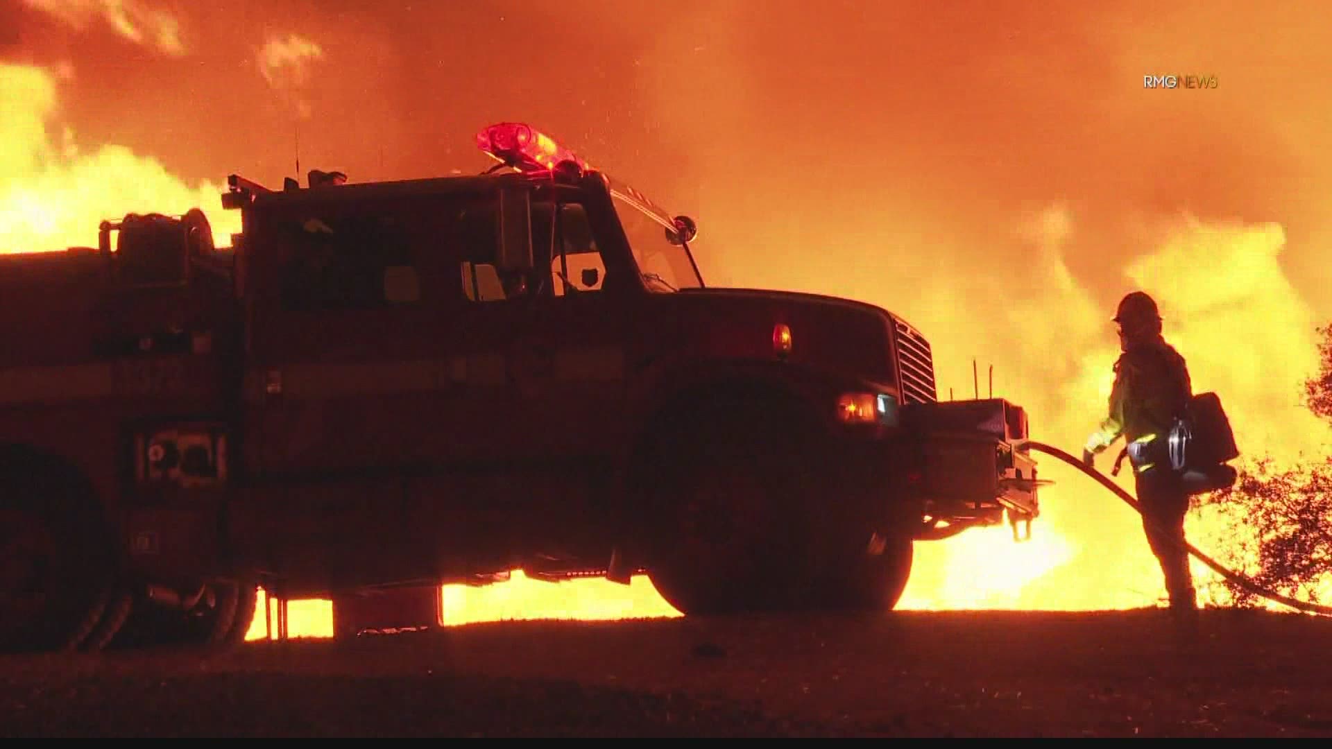 While one crew headed west to fight wildfires, another team is headed to the Gulf Coast as Hurricane Sally nears landfall.