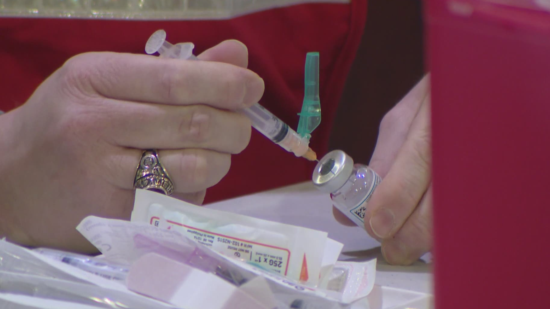 Currently, those 65 and older are eligible to make vaccination appointments.