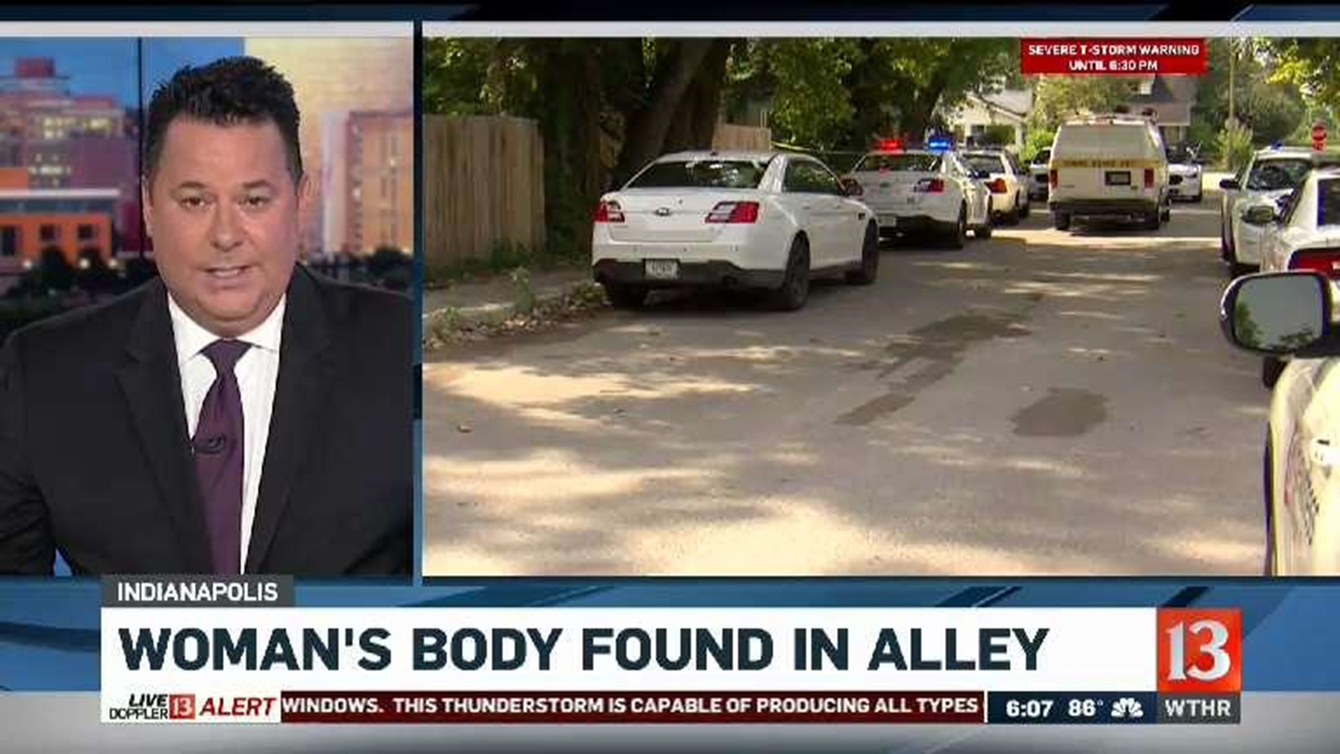 Woman's Body Found In Alley