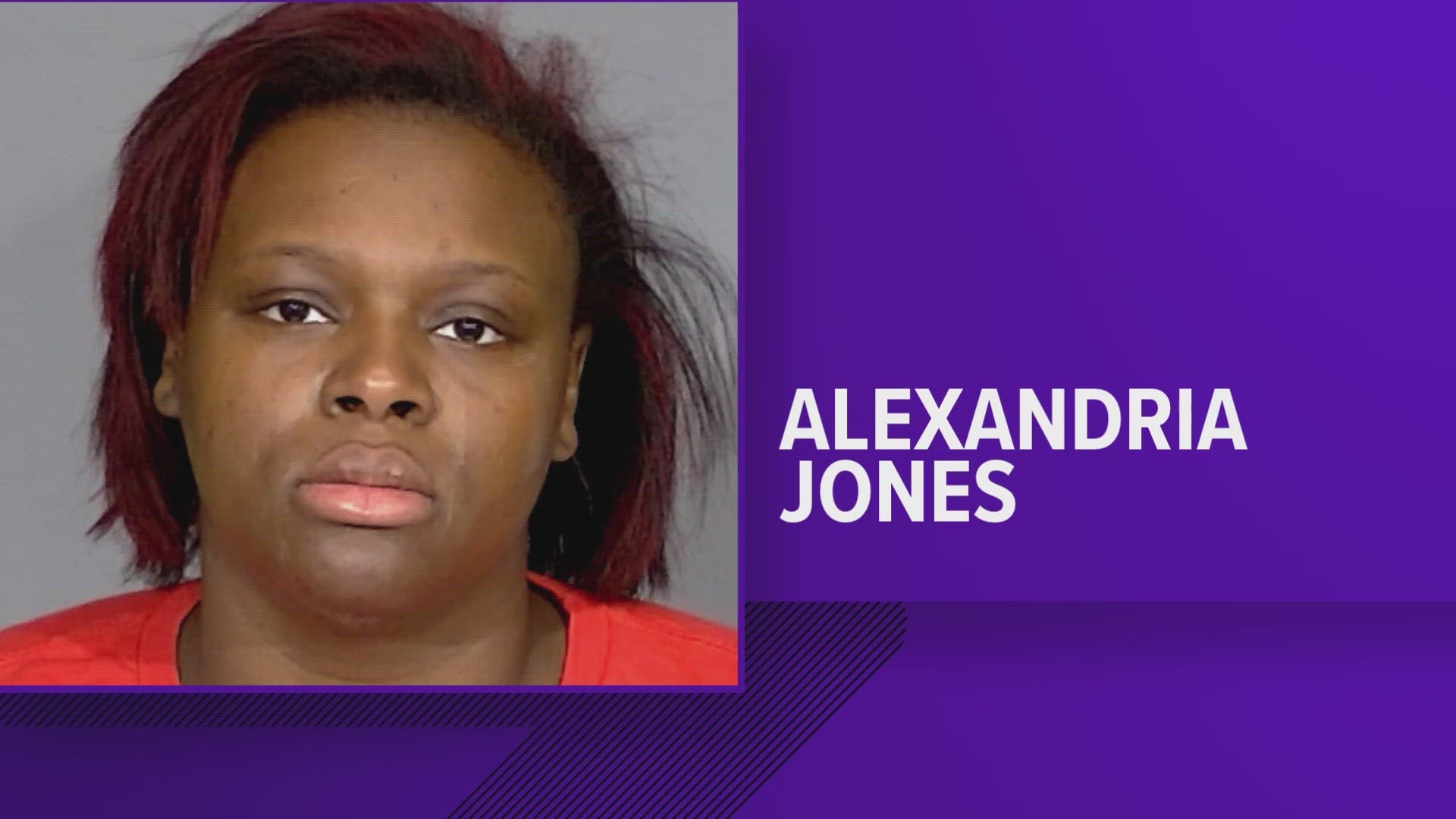 The baby's mother Alexandria Jones made her first appearance in court today.