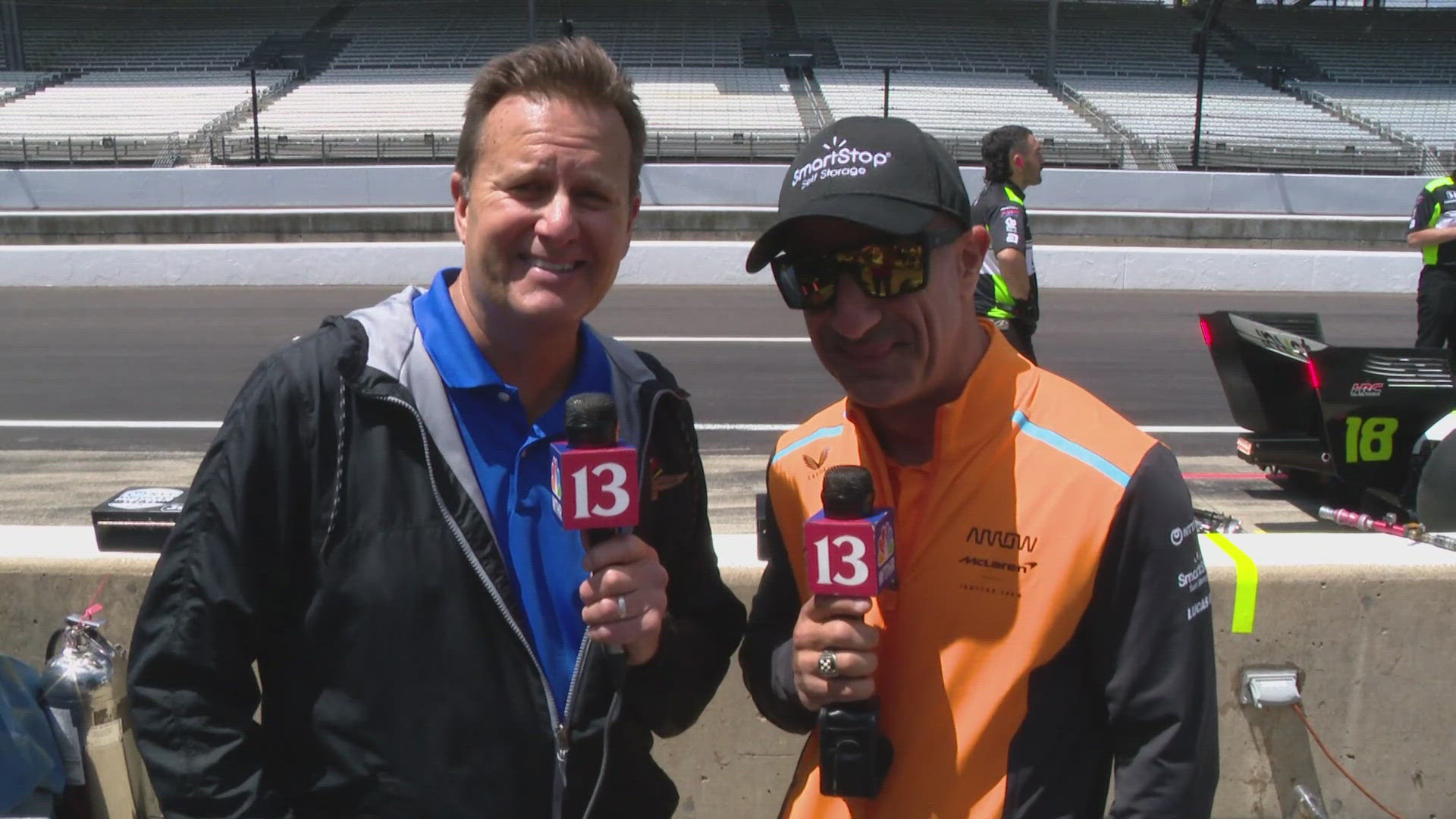 13Sports director Dave Calabro and former Indy 500 winner and IRL champion Tony Kanaan chat about this weekend's Sonsio Grand Prix at the IMS road course.