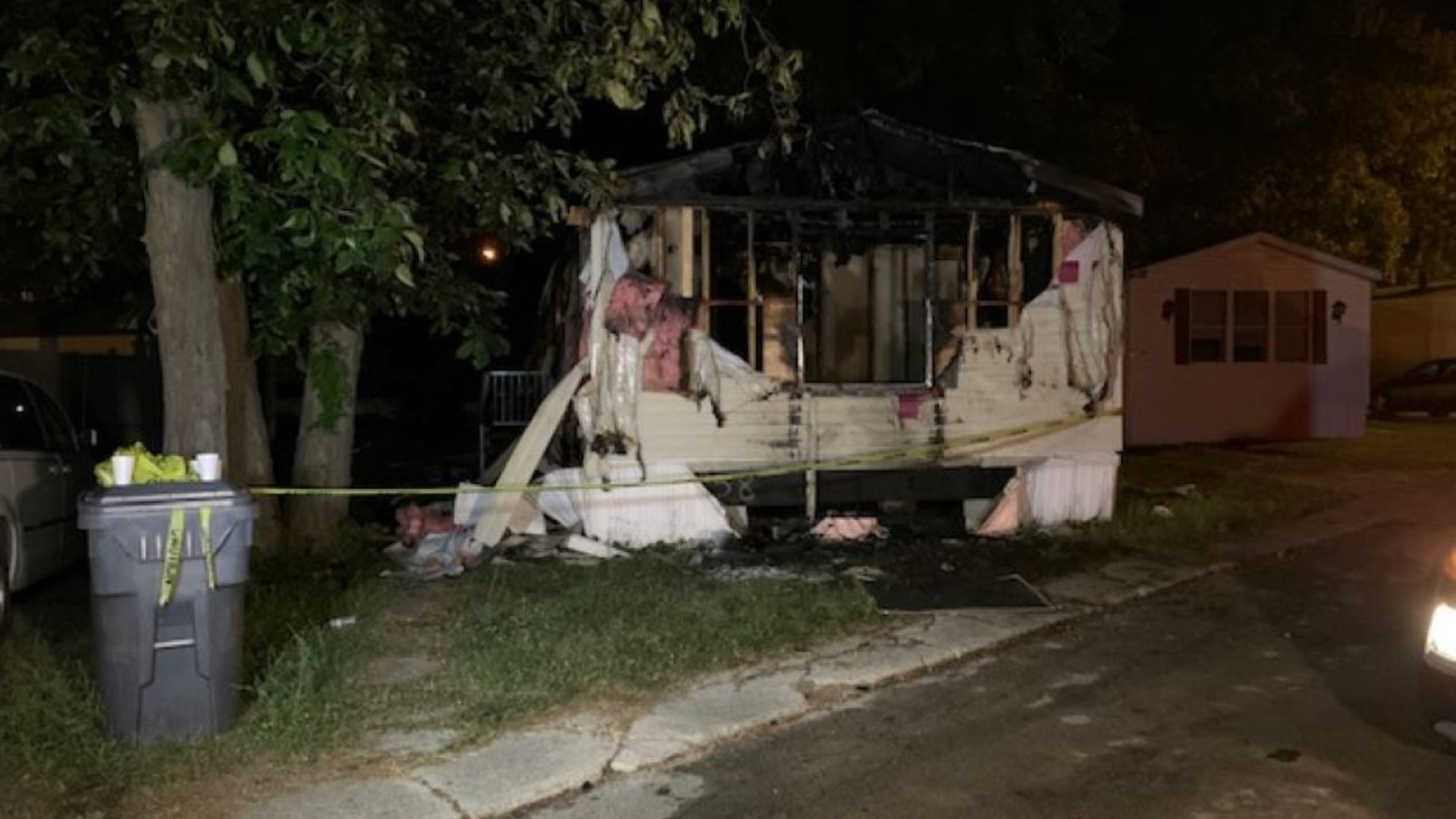 A young girl is in an Indianapolis hospital after being hurt in a Monday evening house fire in rural Delaware County.