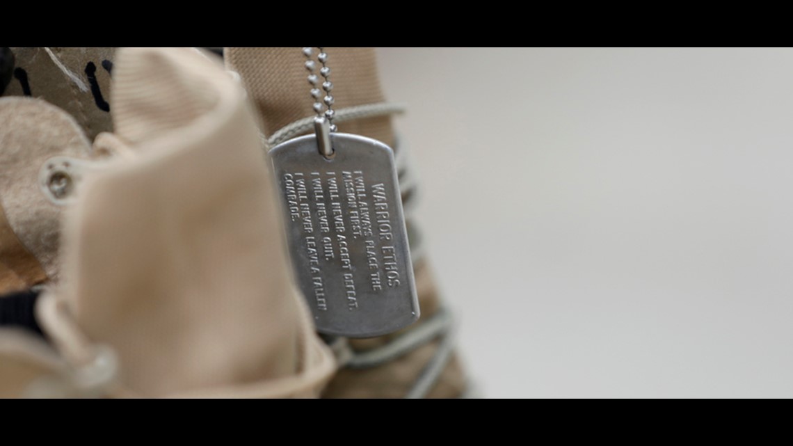 Warrior ethos outlet dog tag