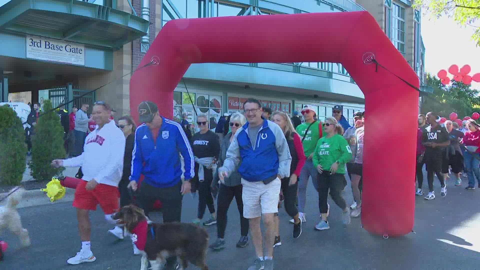 Survivors of heart disease and stroke raised awareness at the American Heart Associations's 31st annual Indianapolis Heart Walk.