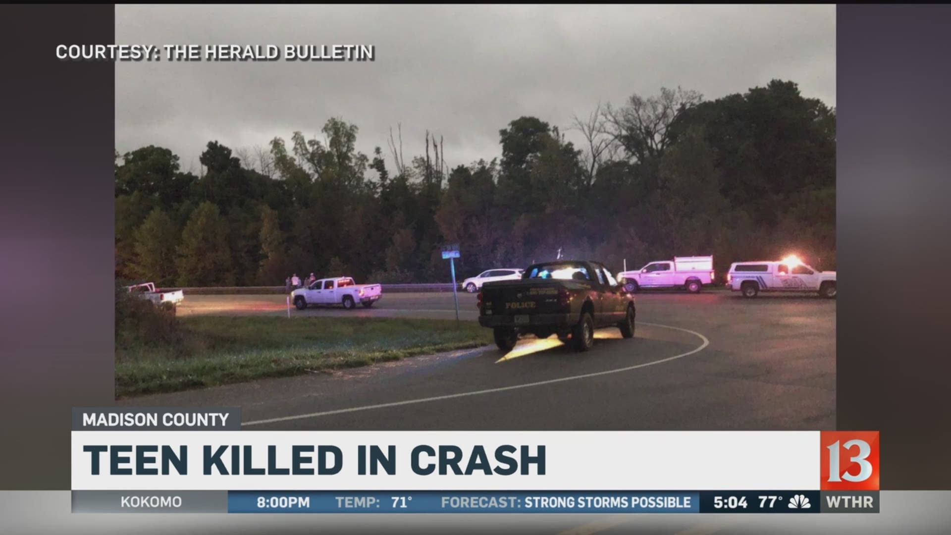 Teen motorist killed, other driver injured in Madison County crash