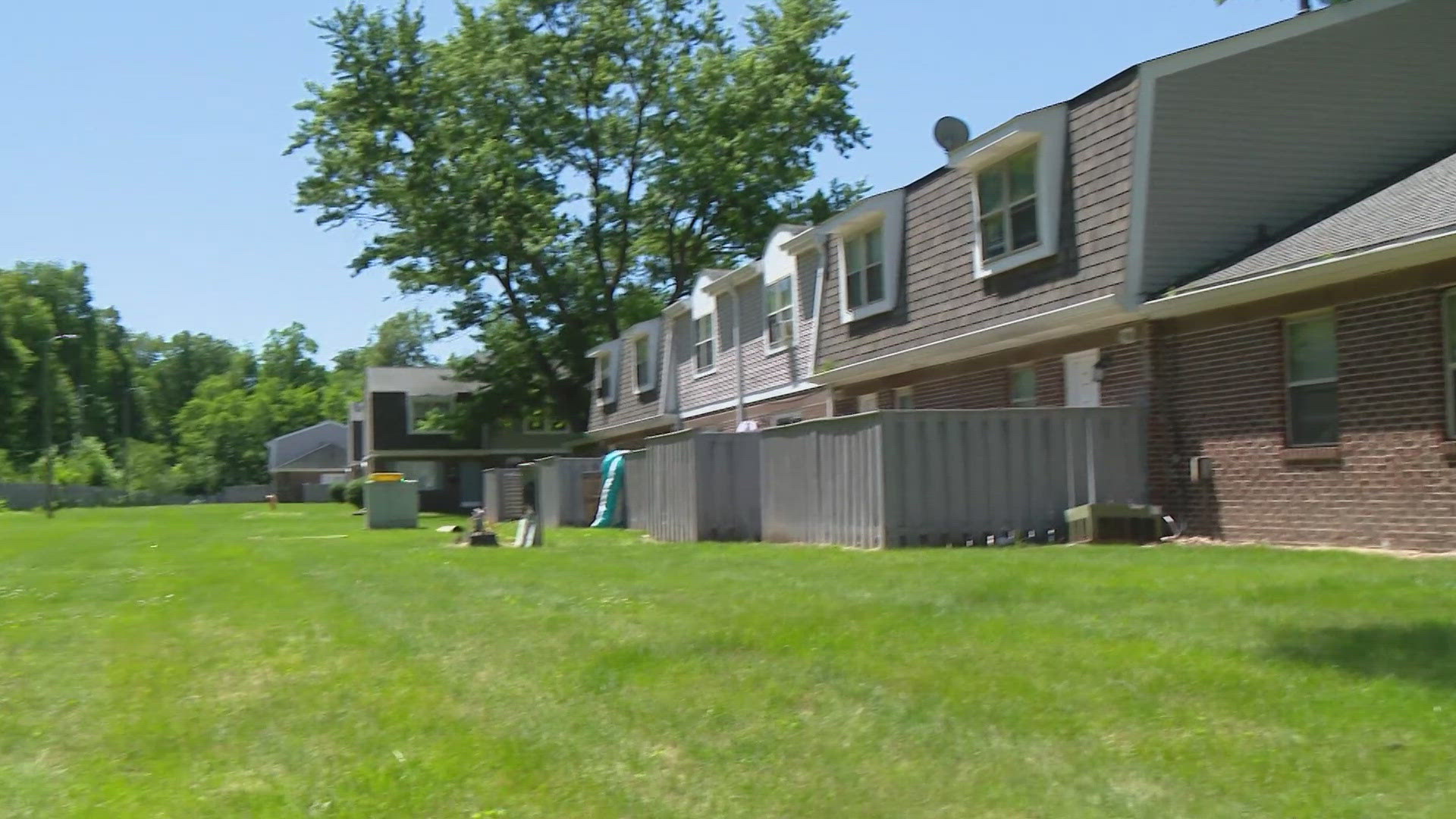 The incident happened at the Crystal Bay apartments in Indy.