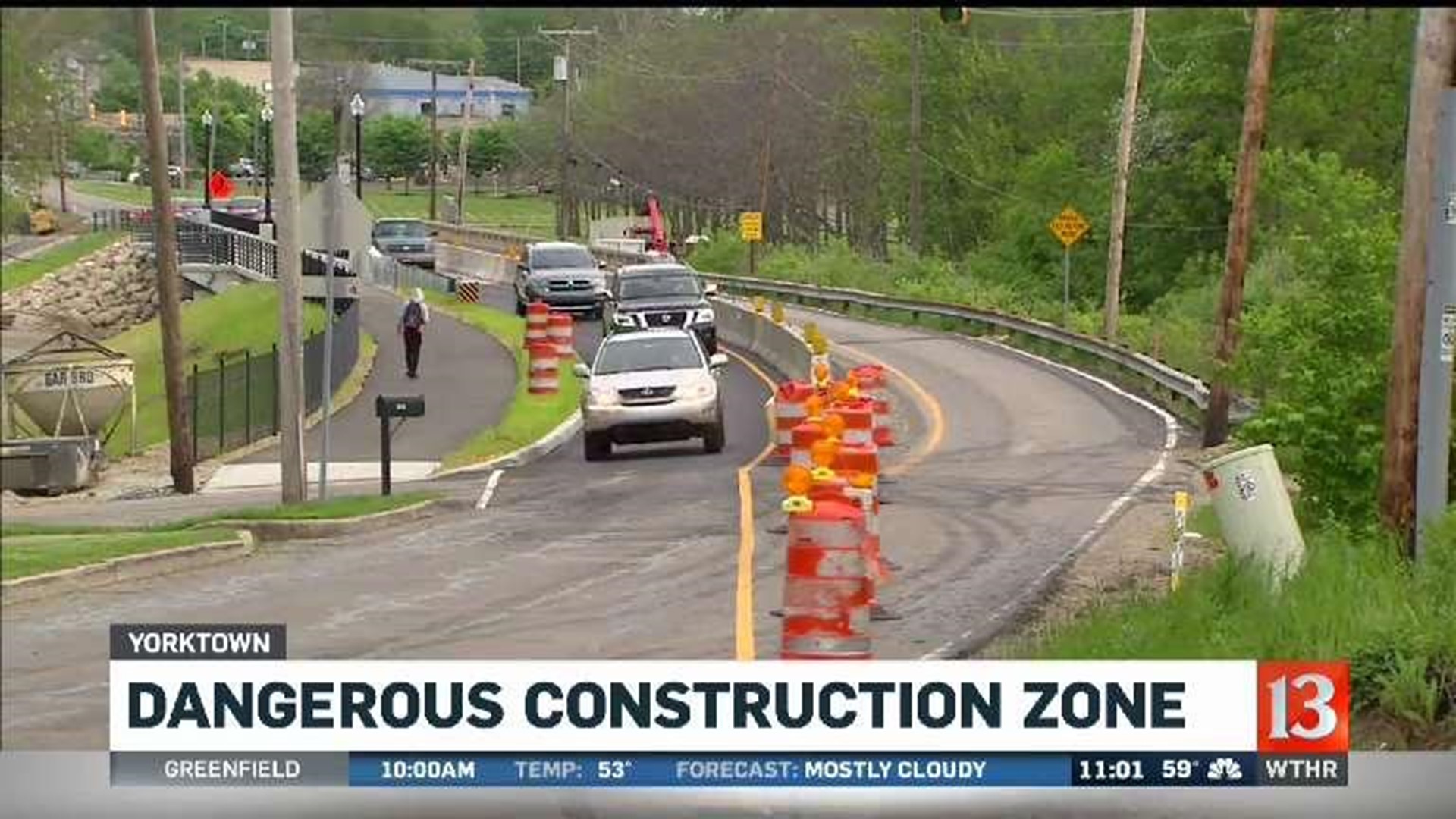 Yorktown Dangerous Construction Zone