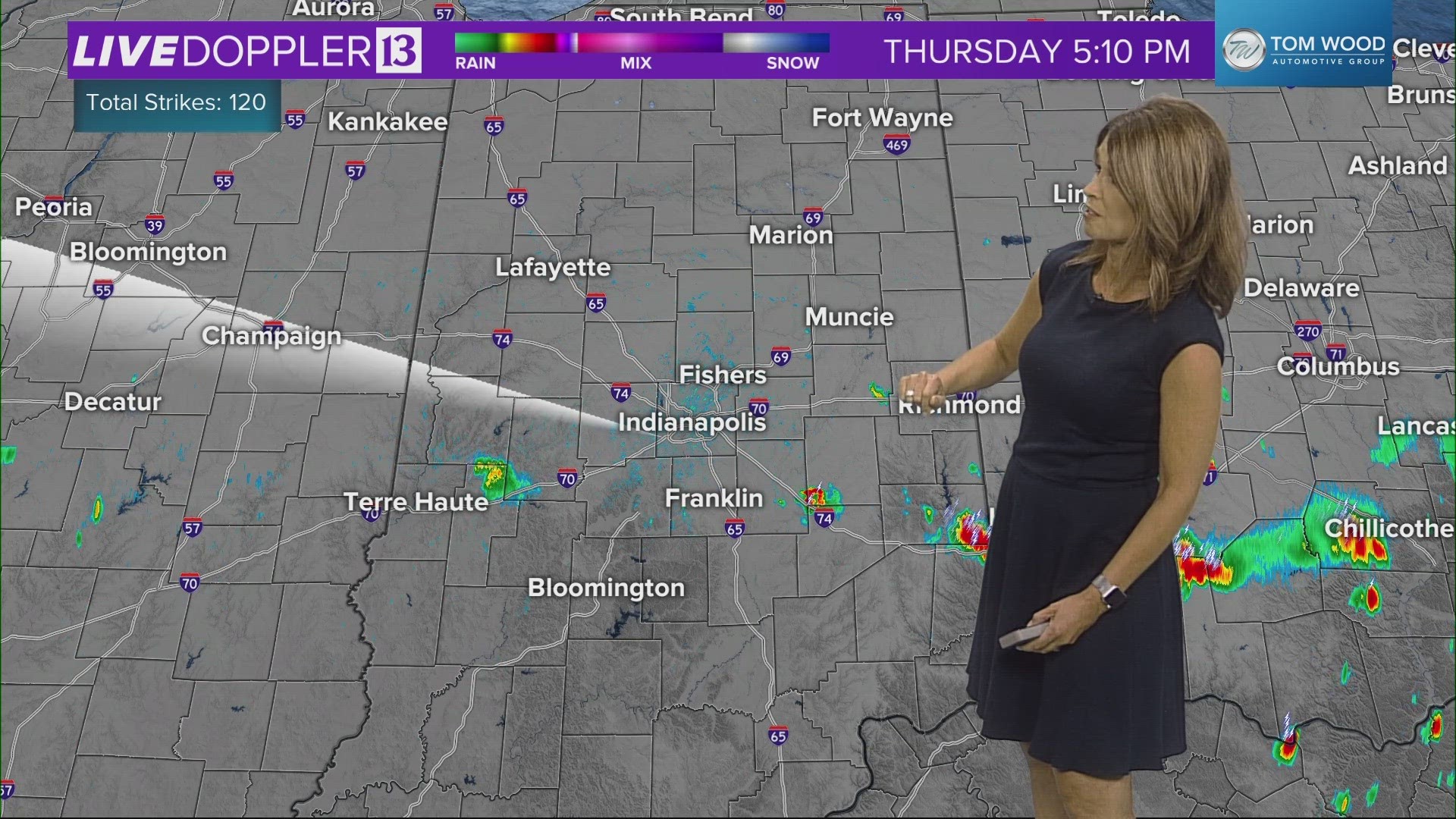 13News meteorologist Angela Buchman details just how hot it will be for the start of the Indiana State Fair.