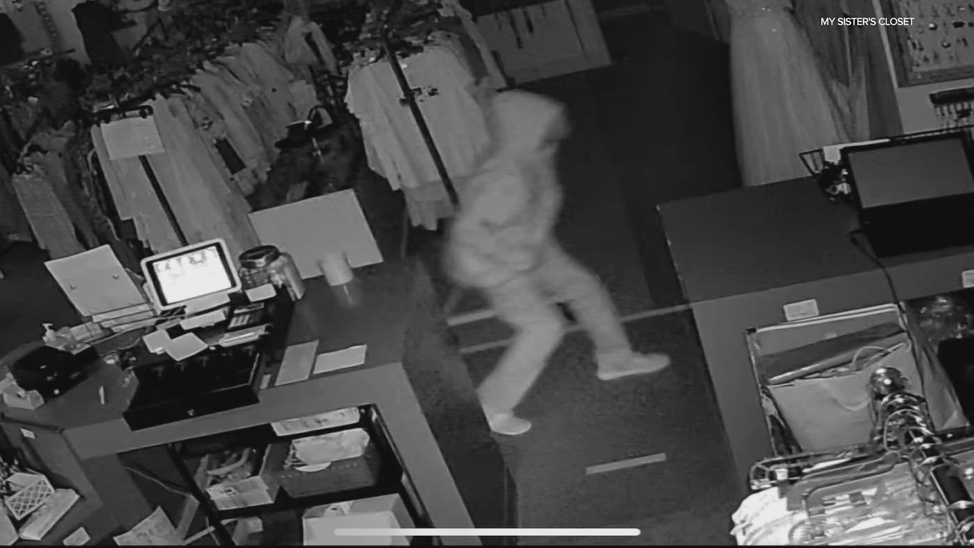 Bloomington Police are still investigating Monday's burglary after someone broke into the 'My Sister's Closet' building.