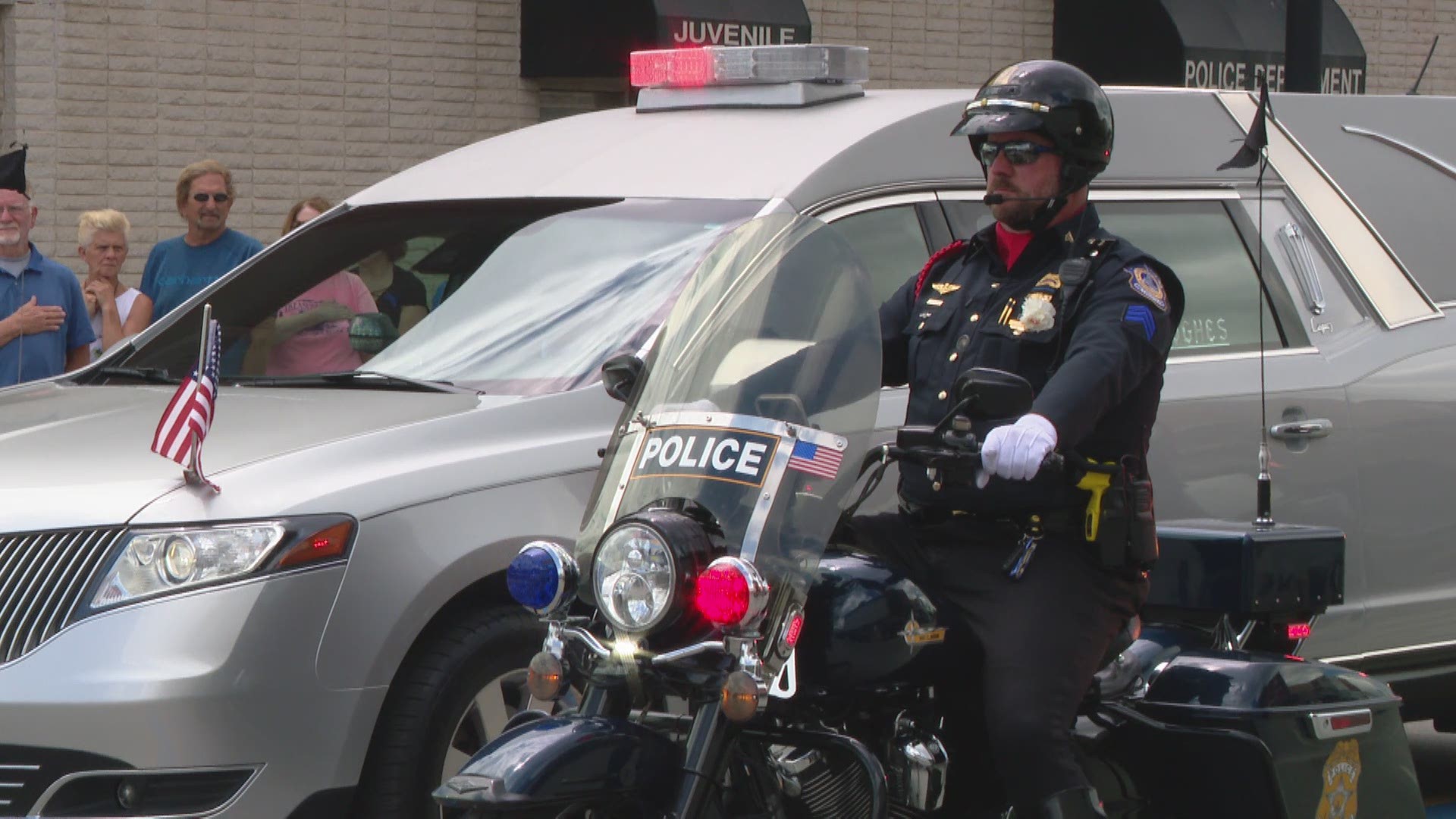 Fallen Detective Greg Ferency was laid to rest Tuesday, July 13. His funeral procession stopped at the Terre Haute Police Department for his final 10-42.