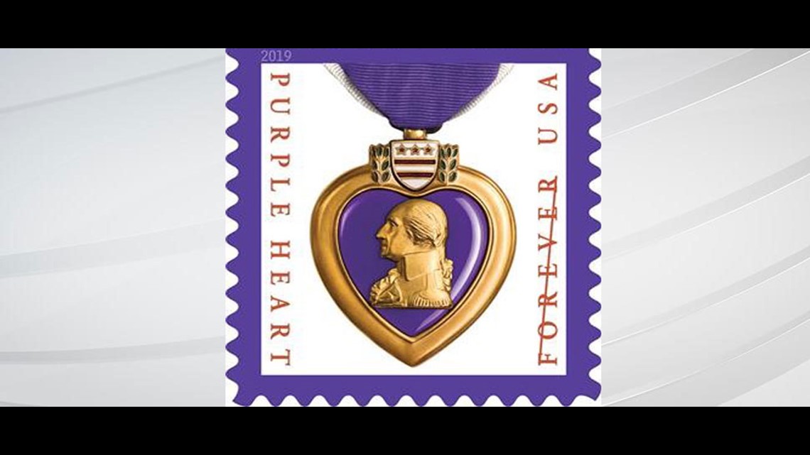 USPS to dedicate Purple Heart Medal Stamp as Forever Stamp wthr