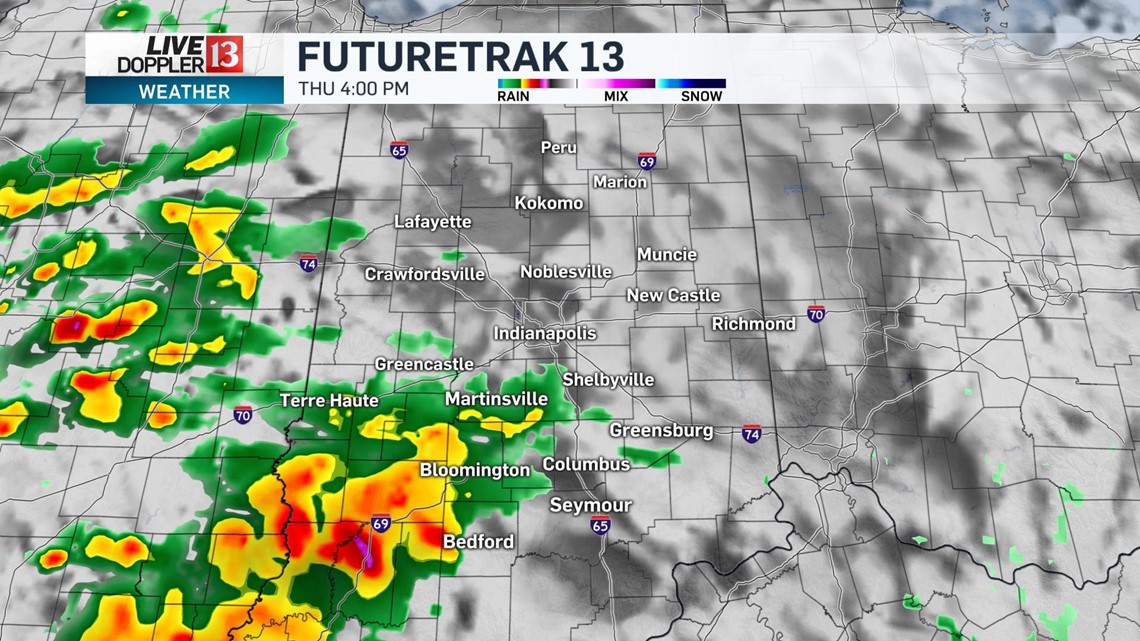 Timeline for Thursday Storms - Live Doppler 13 Weather Blog | wthr.com