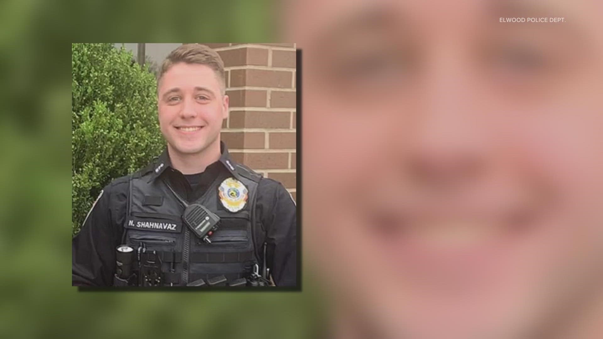 State lawmakers are considering a way to honor fallen Elwood Police Ofc. Noah Shahnavaz.