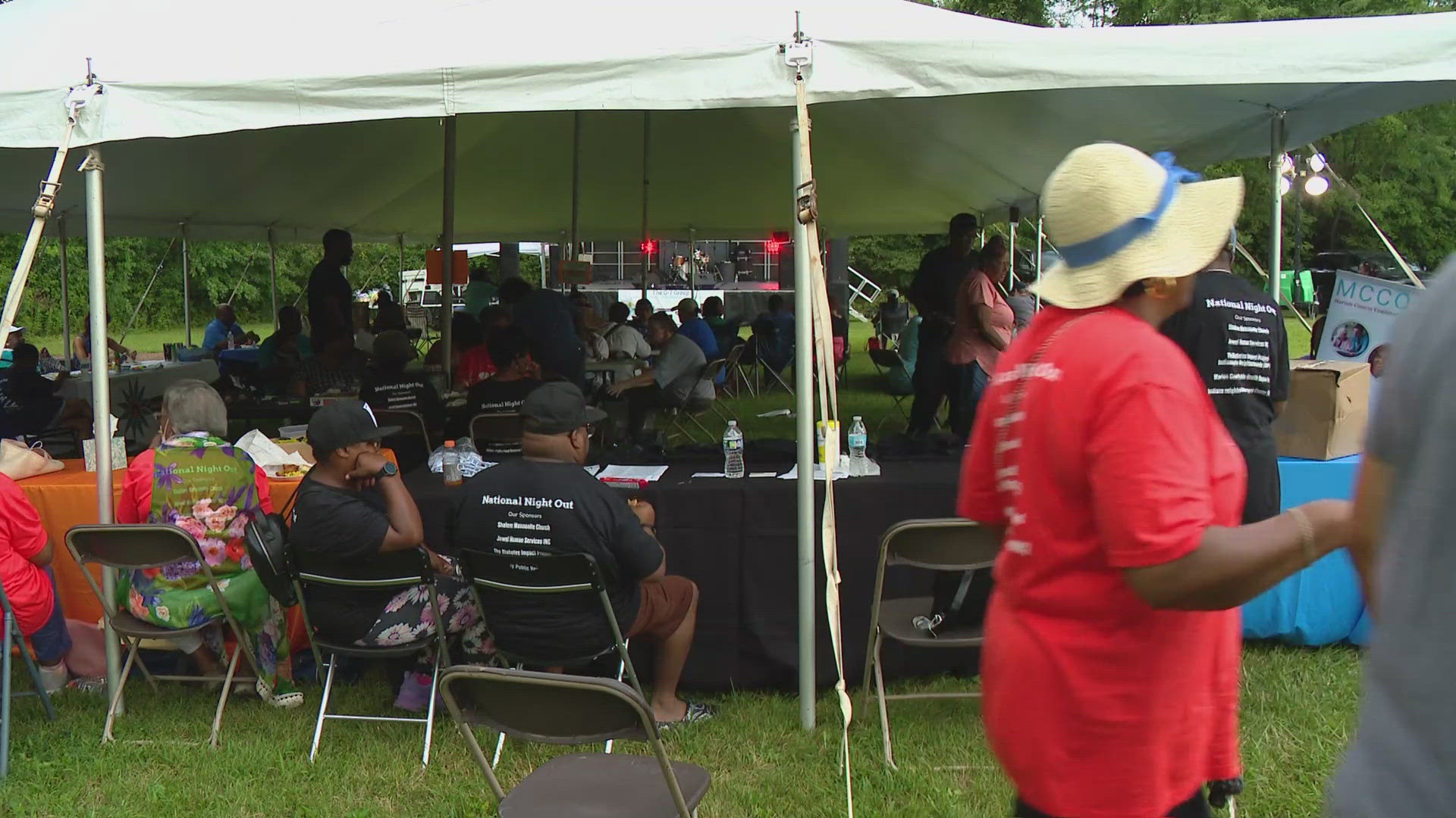 The event brought together residents and first responders across Indianapolis.