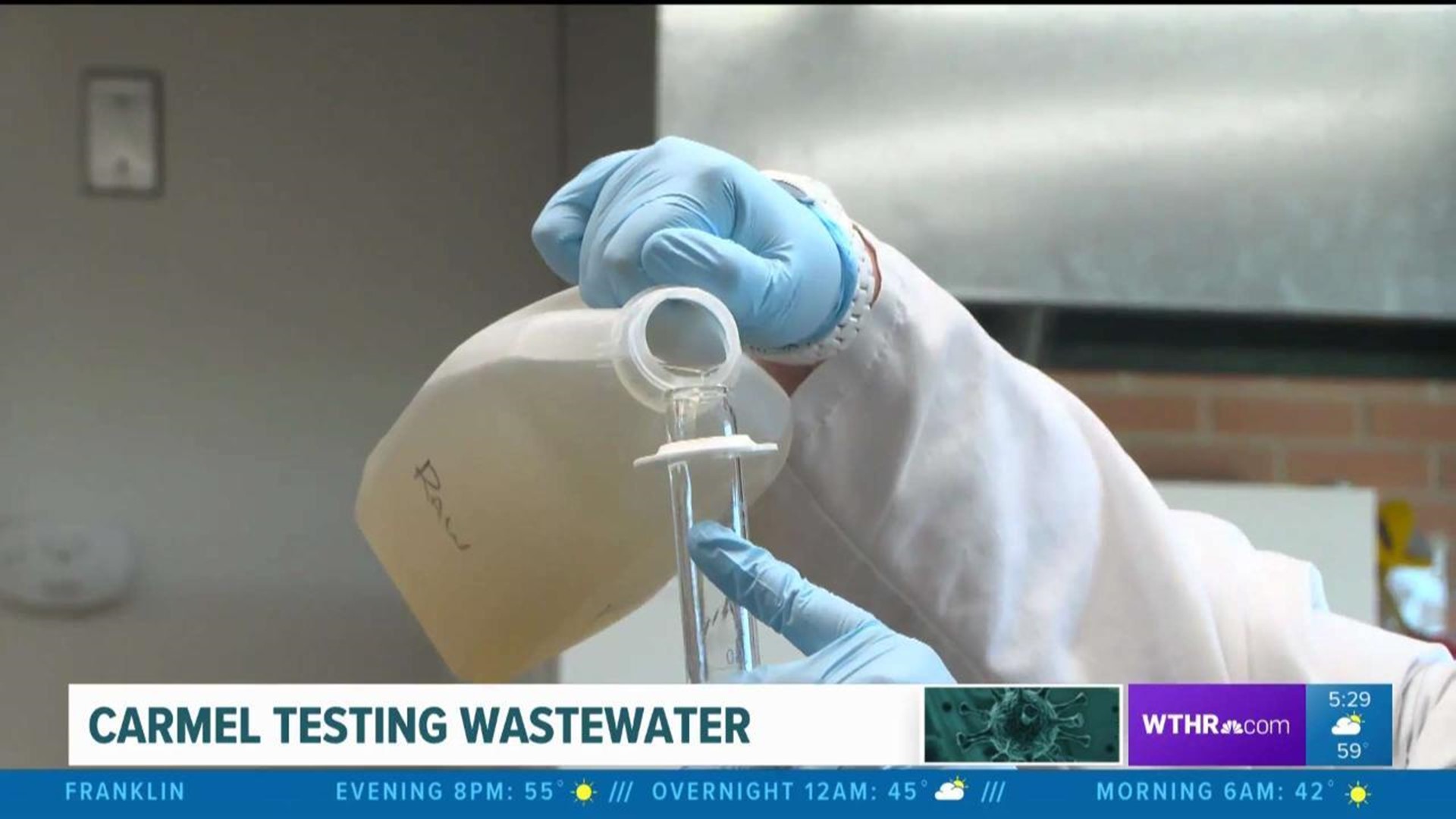 Carmel testing wastewater to help predict future outbreaks of virus