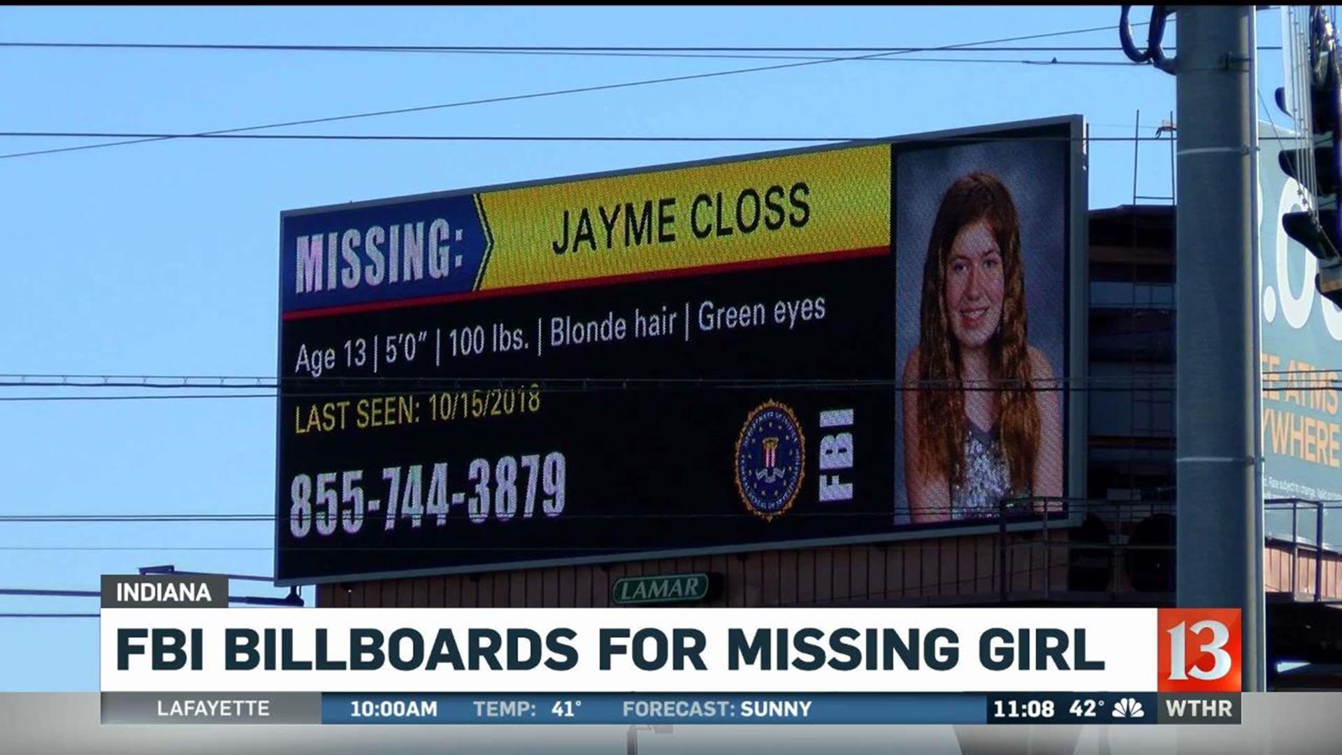 FBI Indy WI Missing Girl