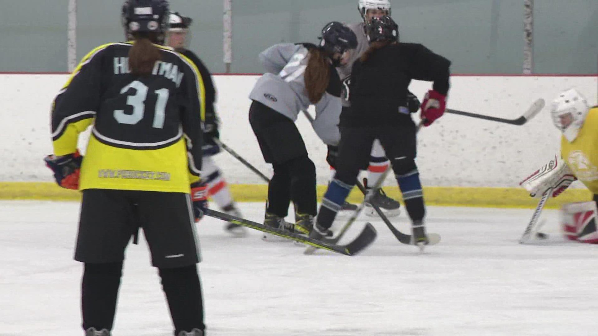 Dave Calabro caught up with some young hockey players from Westfield recently inspired by the Winter Olympics. Some of the players ended up on a national TV spot!