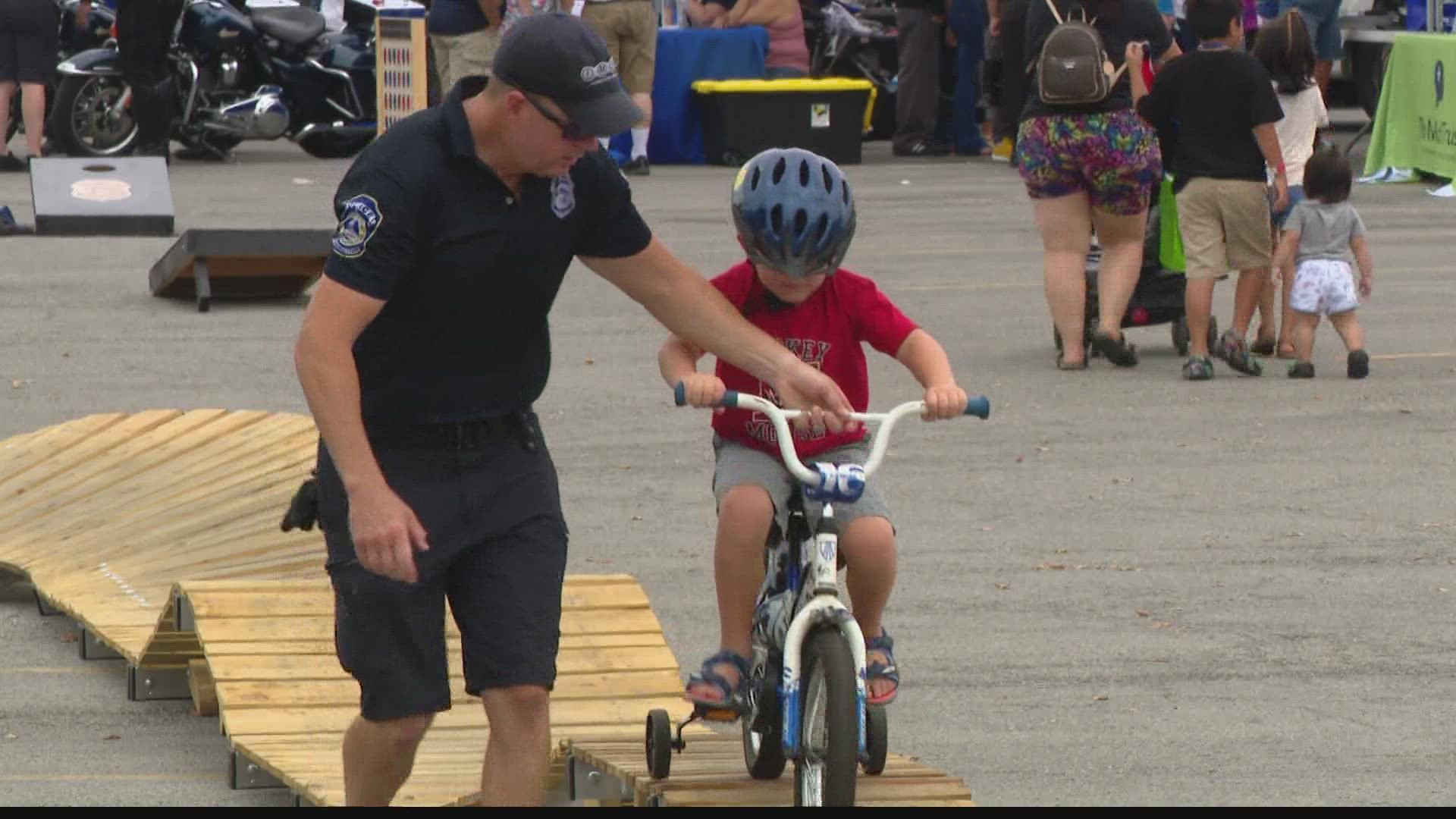 IMPD's community event comes just days after two children were shot at a July 4 cookout on the east side.