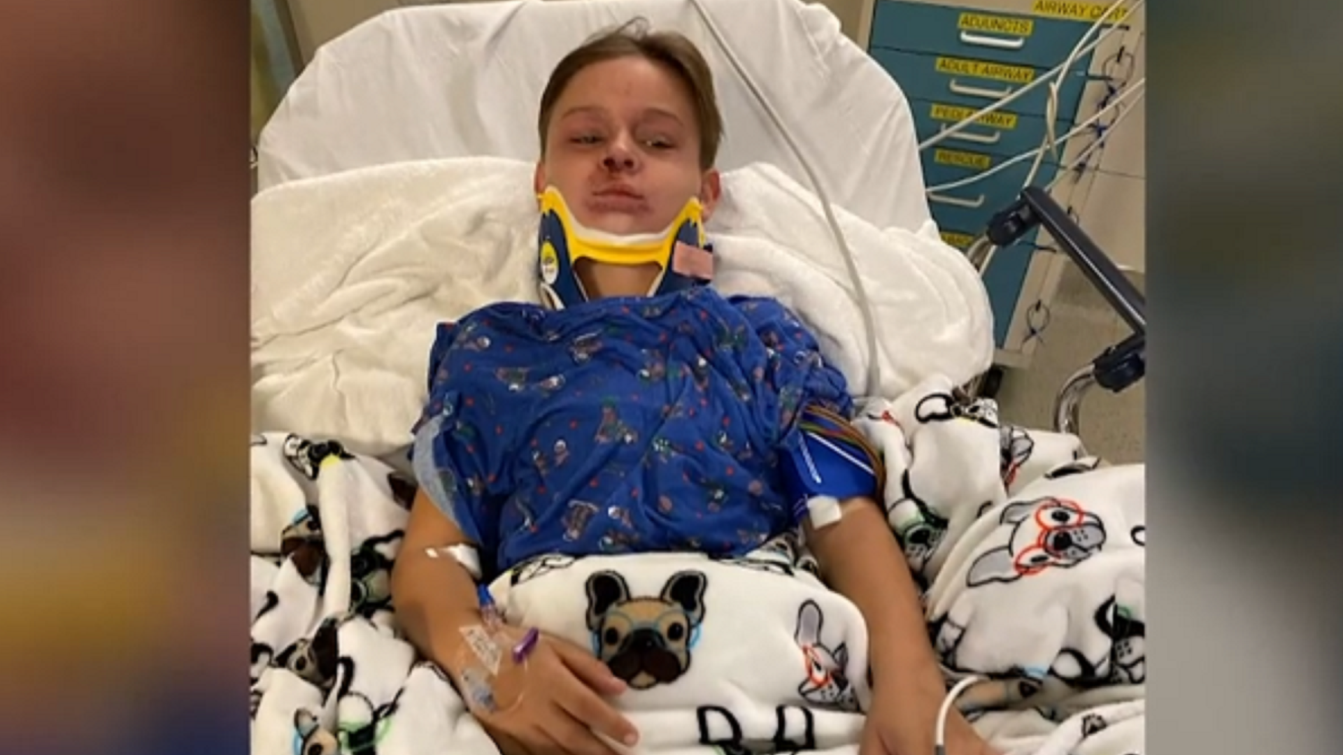 An 8-year-old boy from Massachusetts is recovering after a scary incident in which he became tangled in his seat belt and said he was choking