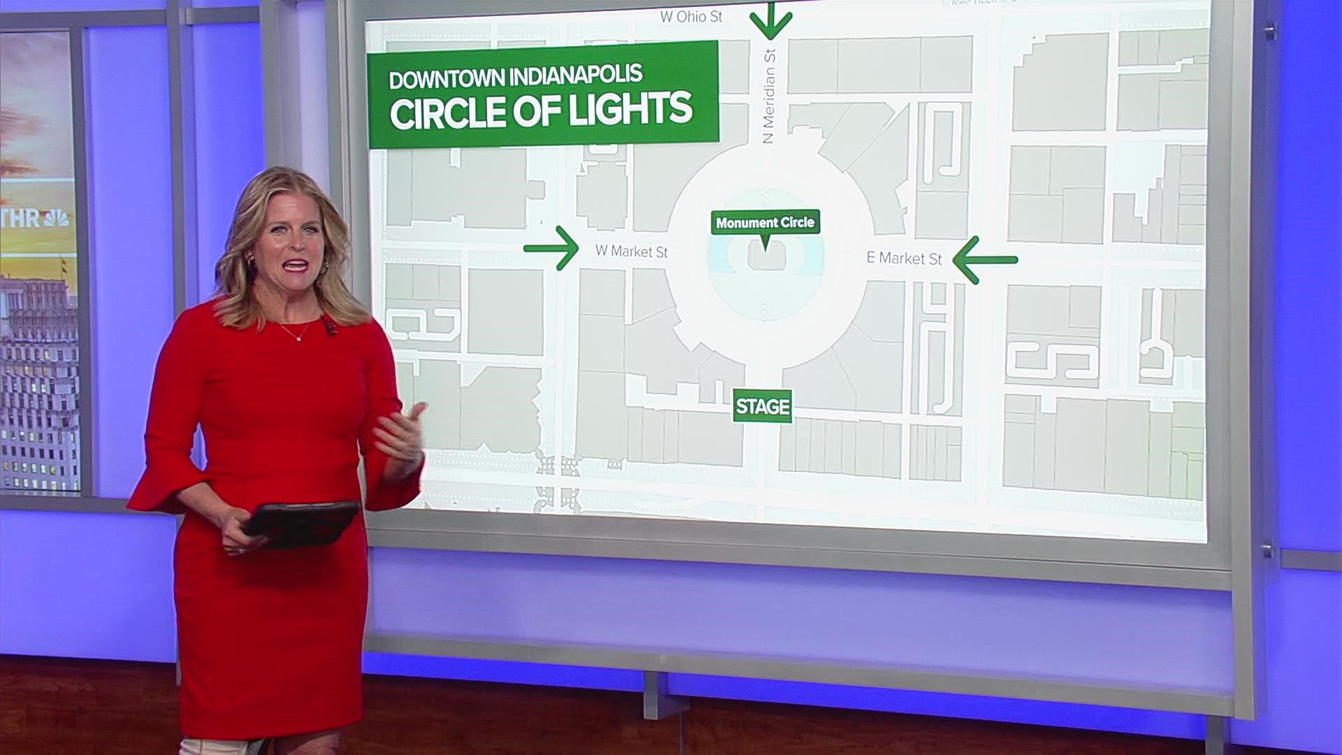 Anne Marie explains how to actually get to the Circle of Lights stage.