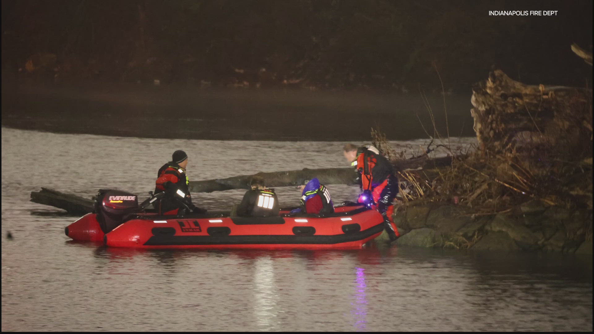 The men had told the firefighters they were trying to do a good deed and get stolen bikes off of the island, but their raft floated away as they were getting them.