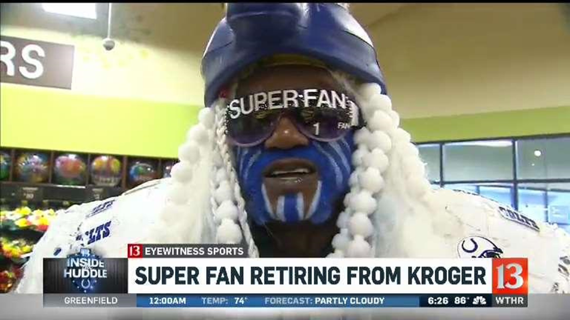 Super Fan is retiring from his day job