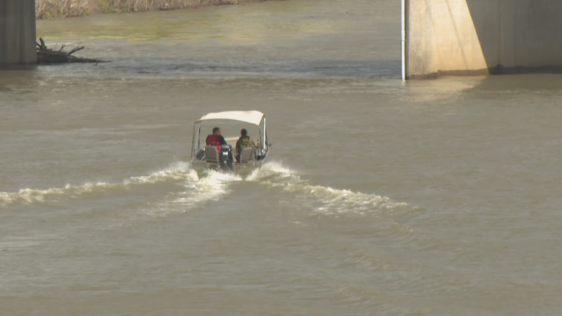 Rescue crews were called to the White River in downtown Indianapolis around 8:30 p.m. Tuesday.
