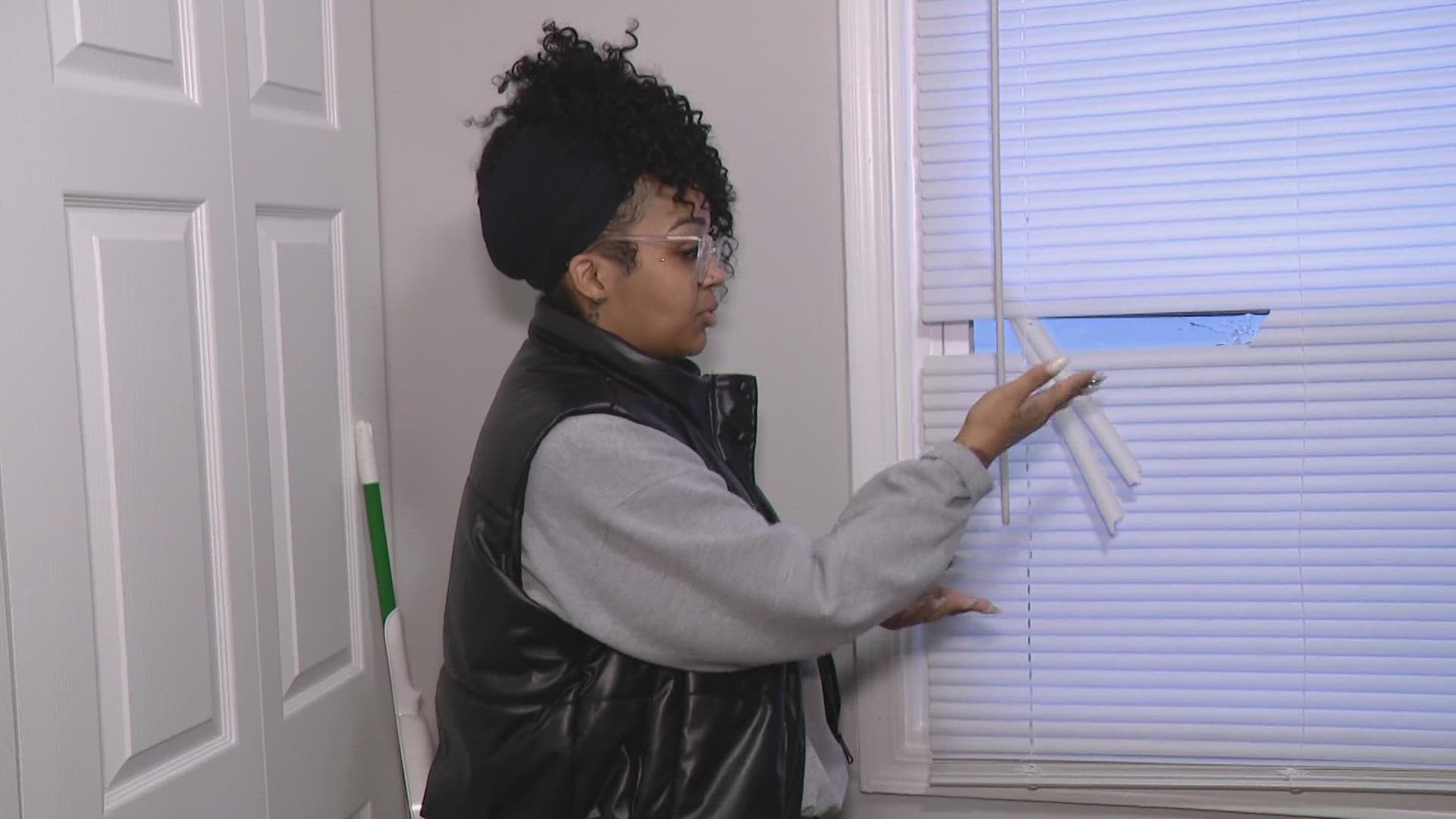 An Indianapolis mom is concerned for her family after she came home to find bullet holes throughout their apartment.