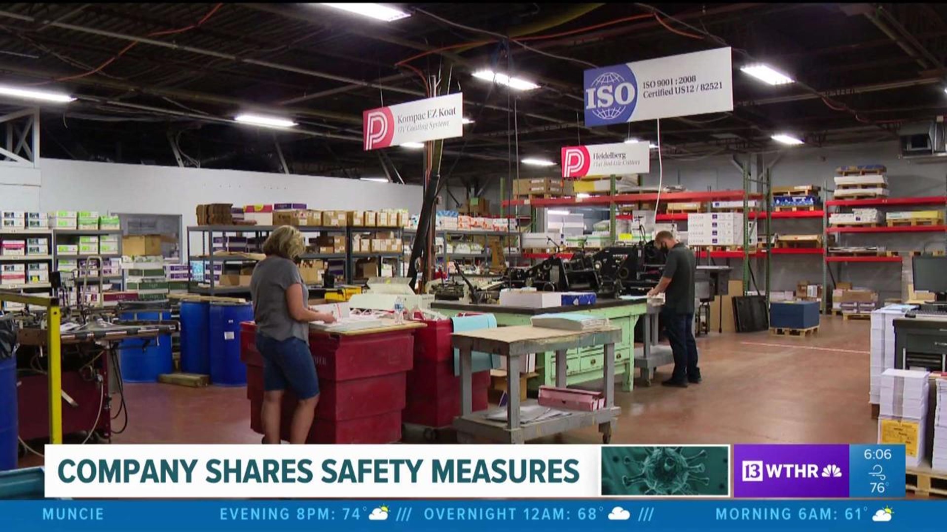 Company shares back to work safety