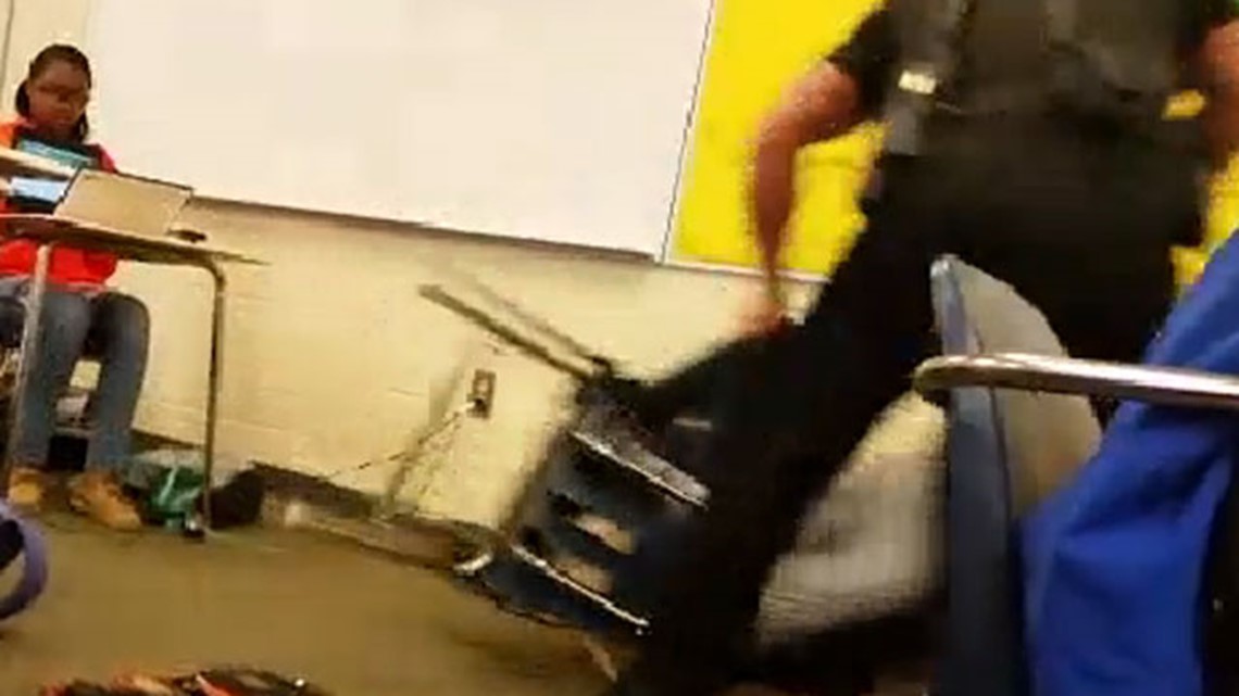 South Carolina school resource officer fired over classroom incident