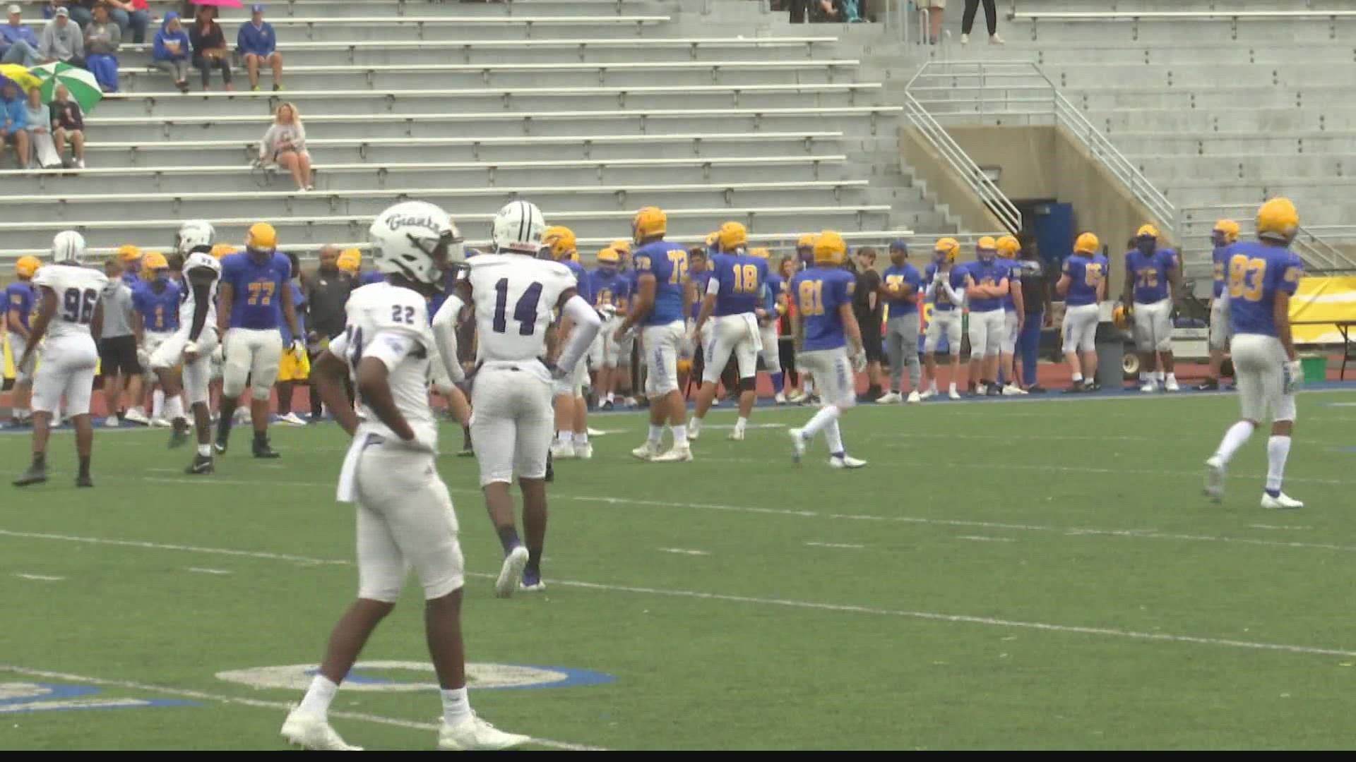 The freshman game between Ben Davis and Carmel was scheduled Saturday as coaches, players and fans tried to move beyond the shooting at Friday's game.