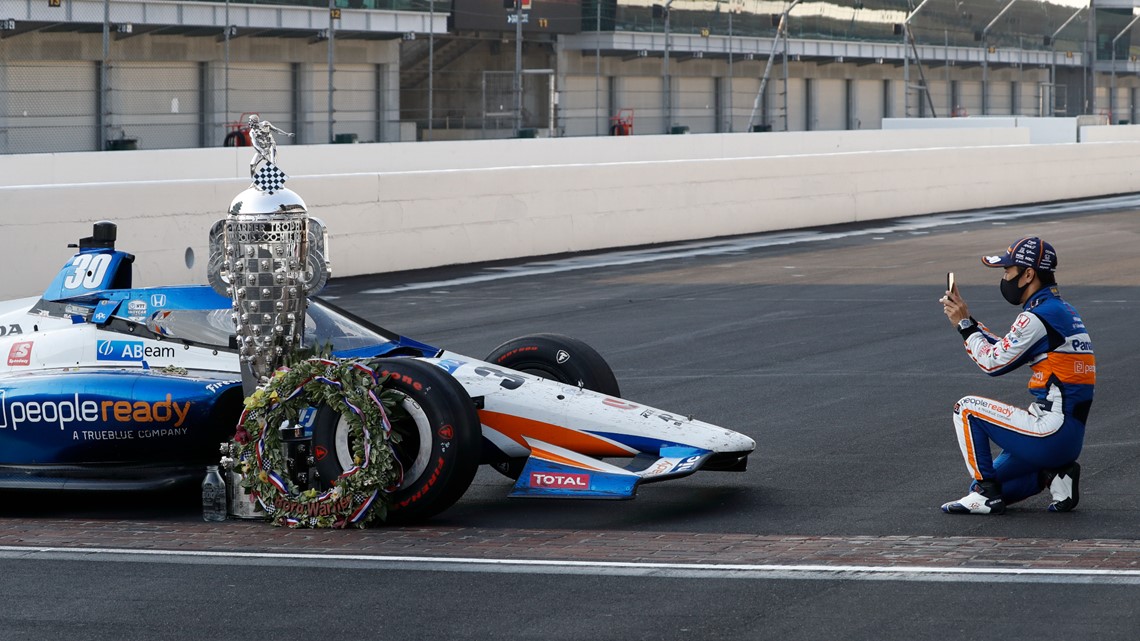 2 Time Indy 500 Winner Takuma Sato Is Still Celebrating Wthr Com